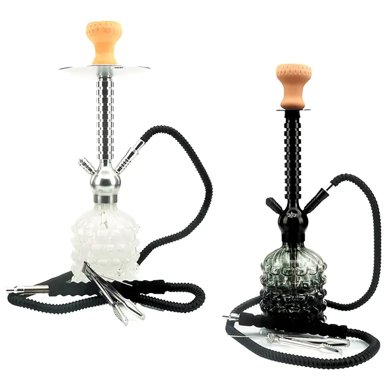 DUD Pineapple Bubby Hookah with Case | 1 Hose | 20 inch | Assorted Colors product image