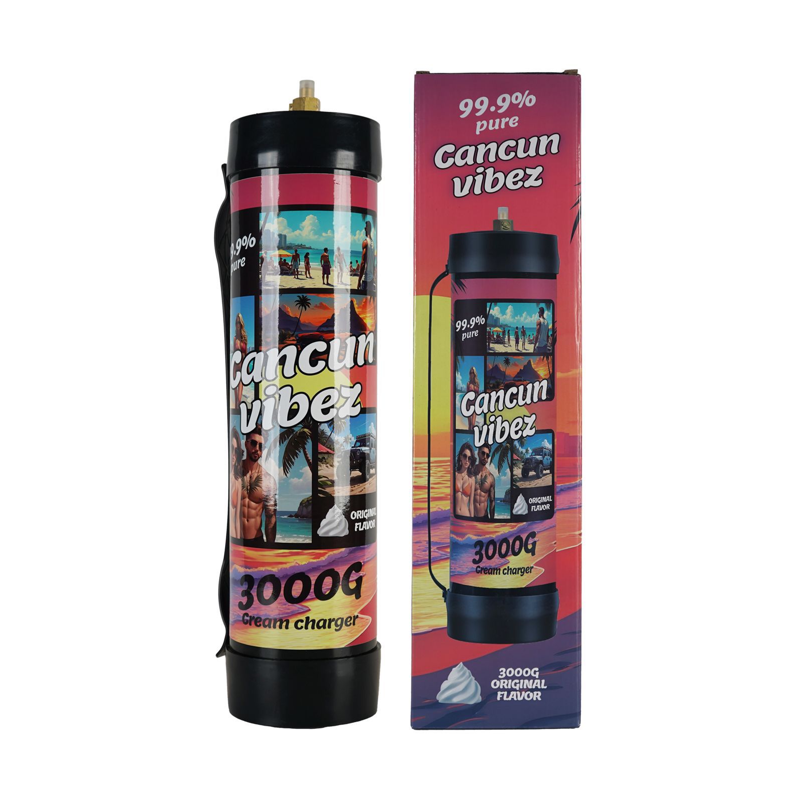 Cancun Vibez Nitrous Oxide | 4.5 Litre | 3000 Grams | 1 Count Per Case product image