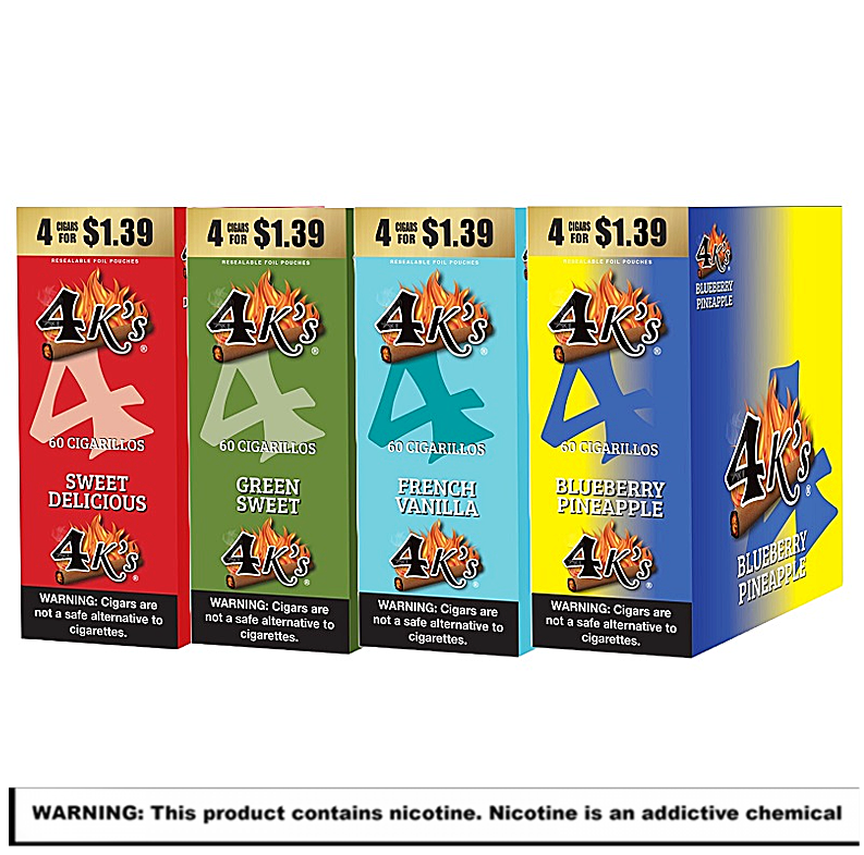 4 Ks Cigars | 4 for $1.39 | 15 Count Display product image