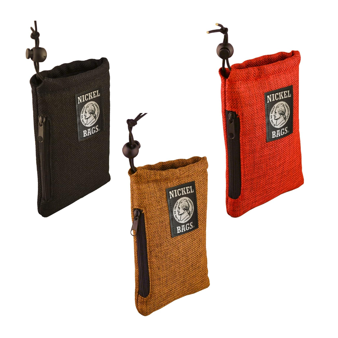NICKEL BAGS Drawstring Tube Padded Pouches | 6 inch | Assorted Colors product image