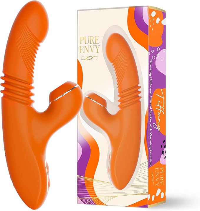 PURE ENVY TORI Rabbit Vibrator | Orange product image