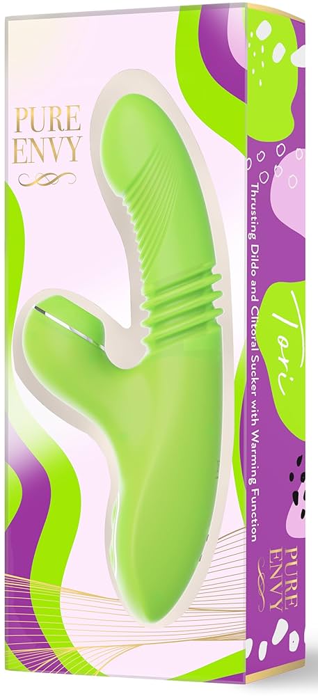 PURE ENVY TIFFANY Rabbit Vibrator | Green product image