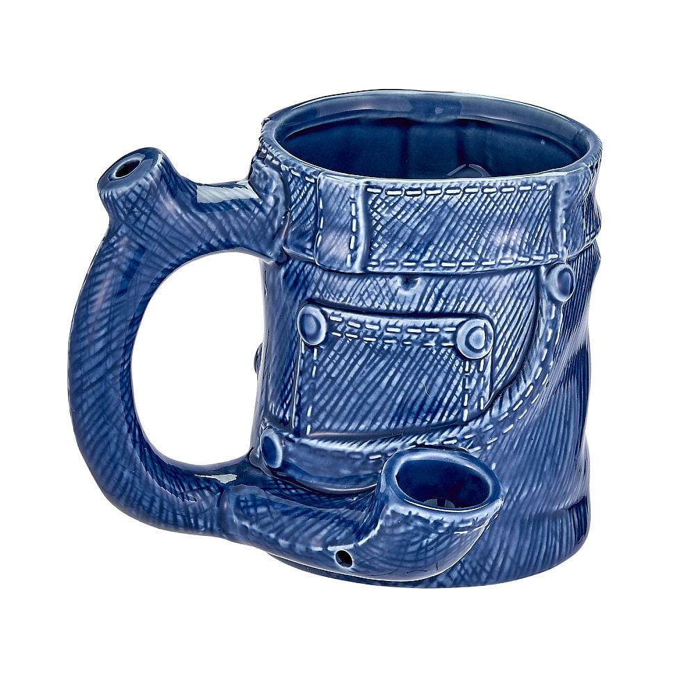 Jeans Print Ceramic Mug (88098) | 5 inch product image