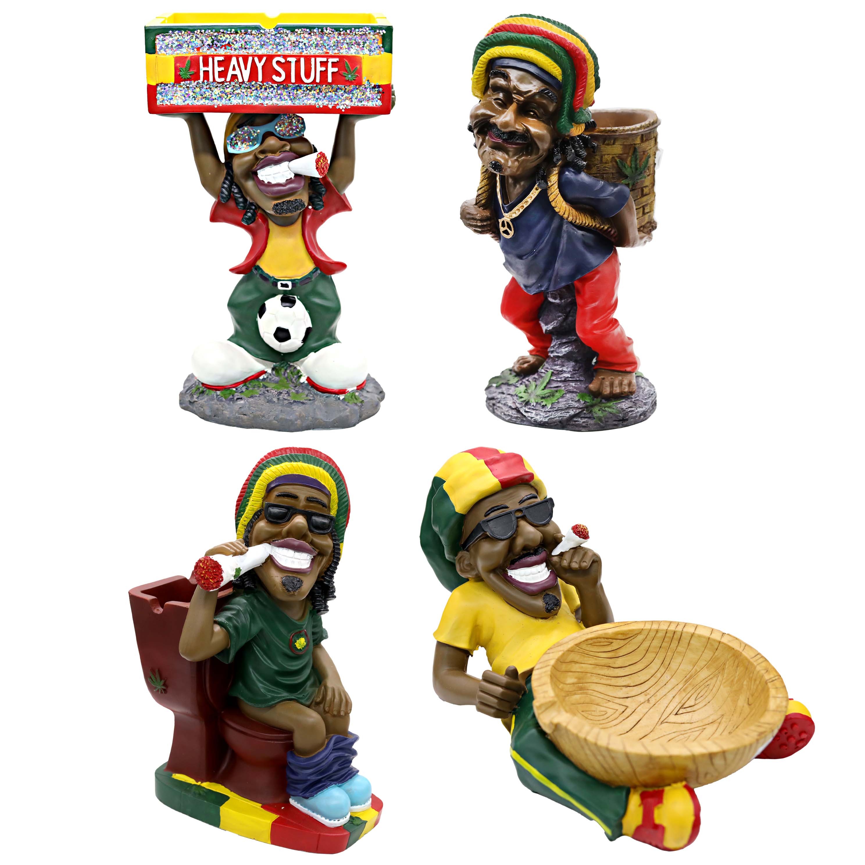  AADHI Jumbo Size Resin Ashtray | 17 inch | Assorted Designs - image 1 of 2