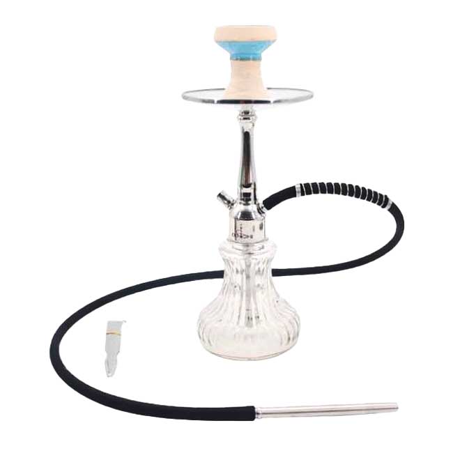 Aadhi FREESIA Stainless Steel 1 Hose Hookah | 14.6 Inches | Assorted Colors product image