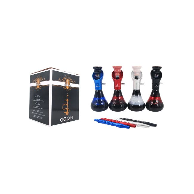 Aadhi LOTUS Exquisite 1 Hose Hookah | 20 Inches | Assorted Colors product image