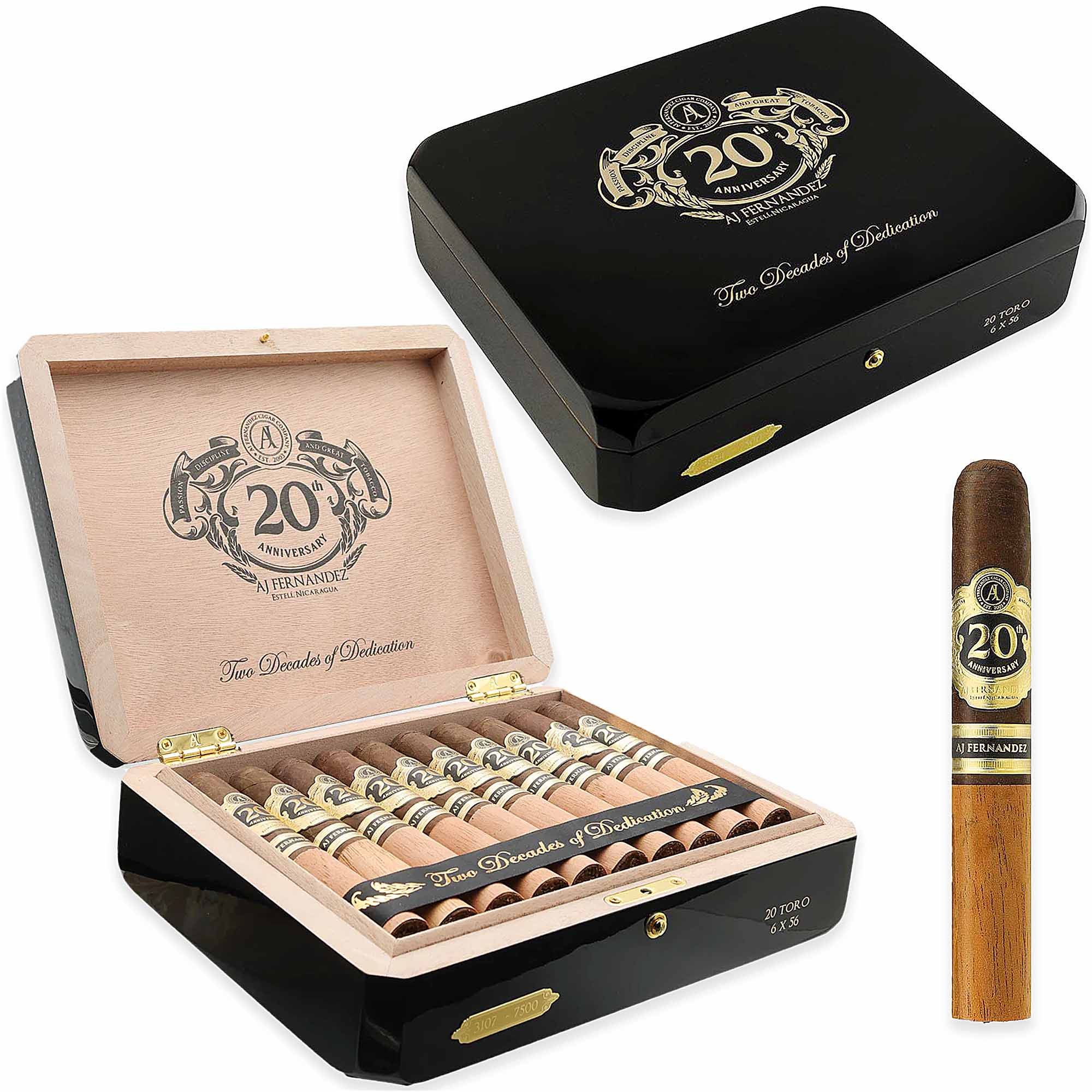 AJ Fernandez 20th Anniversary Toro | 20 Count Display product image