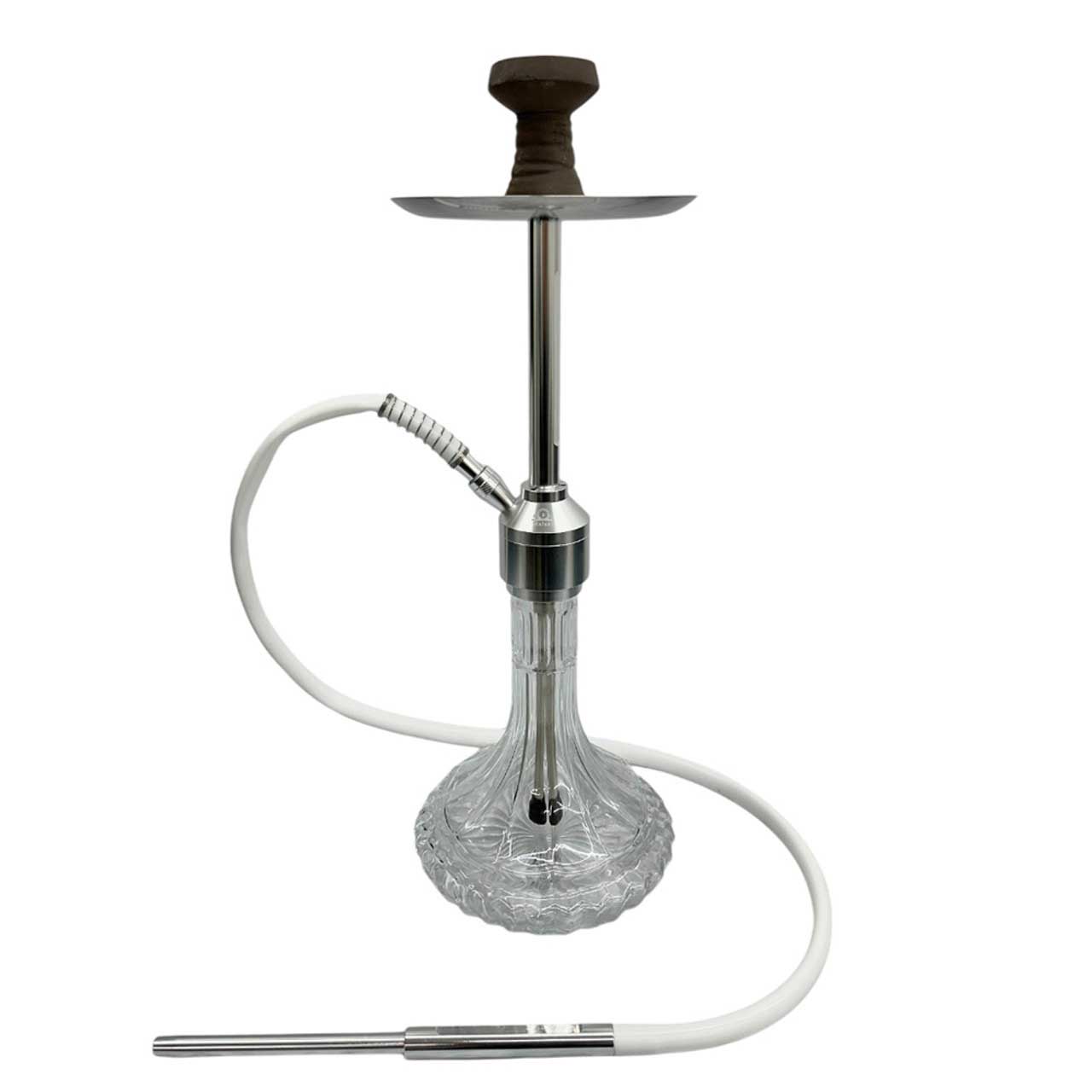 Al-Malaki Prince Harry 1 Hose Leather Hookah | 18 inch | Assorted Colors product image
