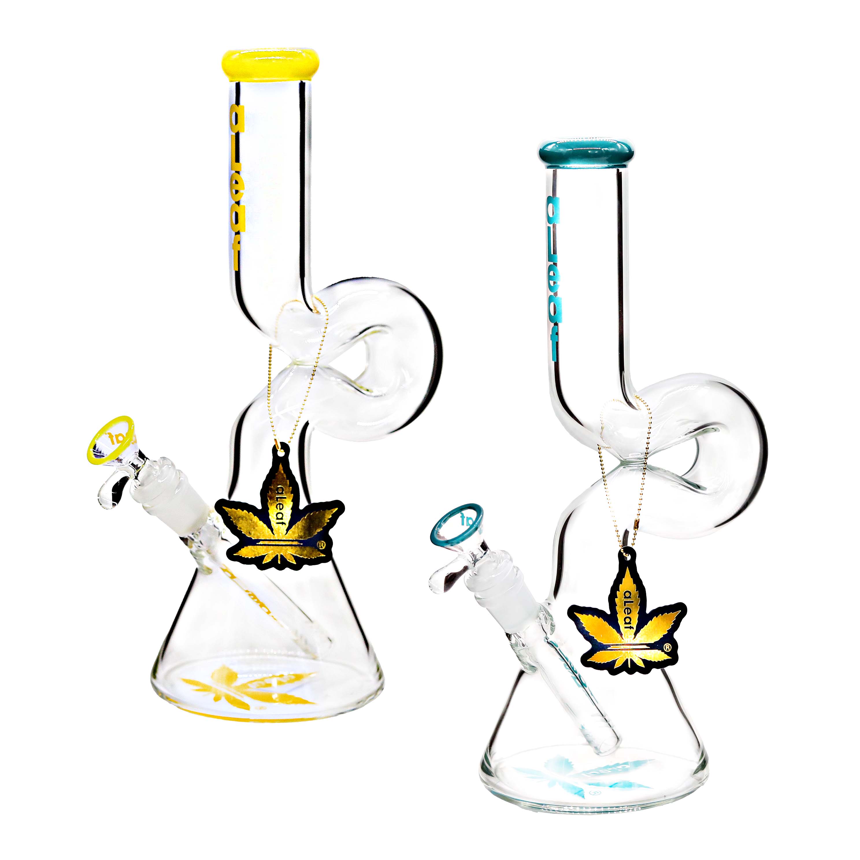 ALEAF Hunchback Beaker Waterpipe (AL2104) | 12 inch | Assorted Colors product image