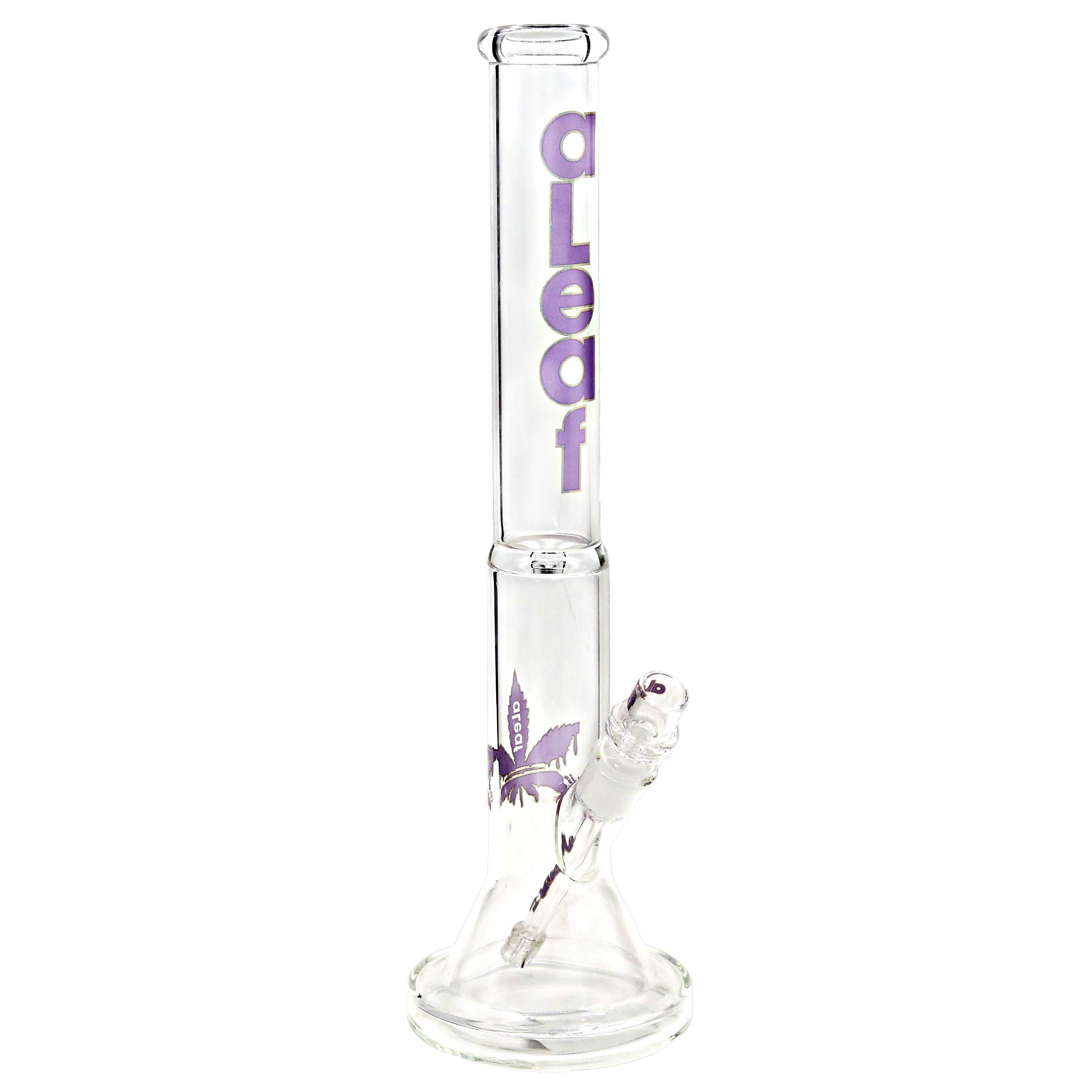Aleaf Clear Funnel Shaped Straight Waterpipe (AL6188) | 16 inch | Assorted Colors product image