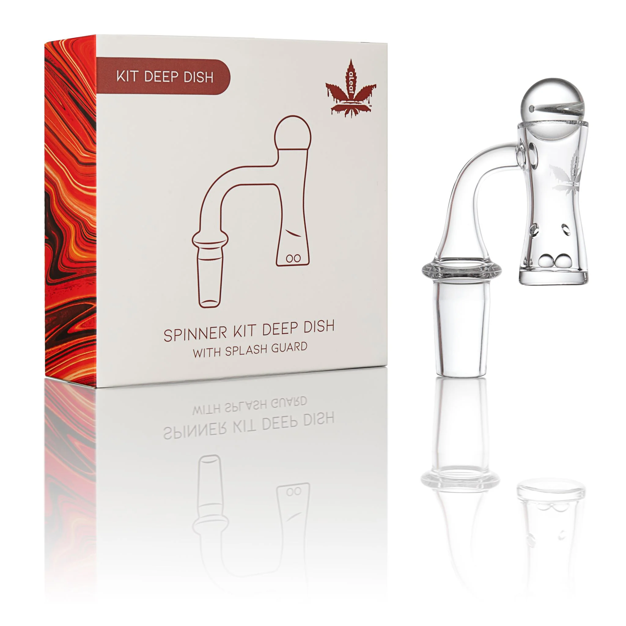 ALEAF "DEEP DISH" Spinner Kit 90 Degree (ALD1015) | 14mm | Male  product image