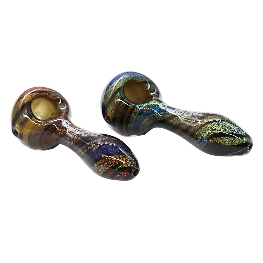 ALeaf Glazed Glitter Handpipe (ALHP5056) | 4 inches  product image