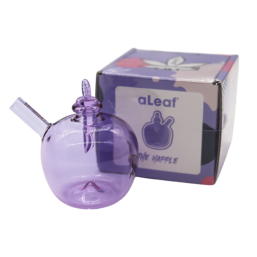 Aleaf "THE HAPPLE" Mini Waterpipe (AL6044) | 3.5 inches | Assorted Colors product image