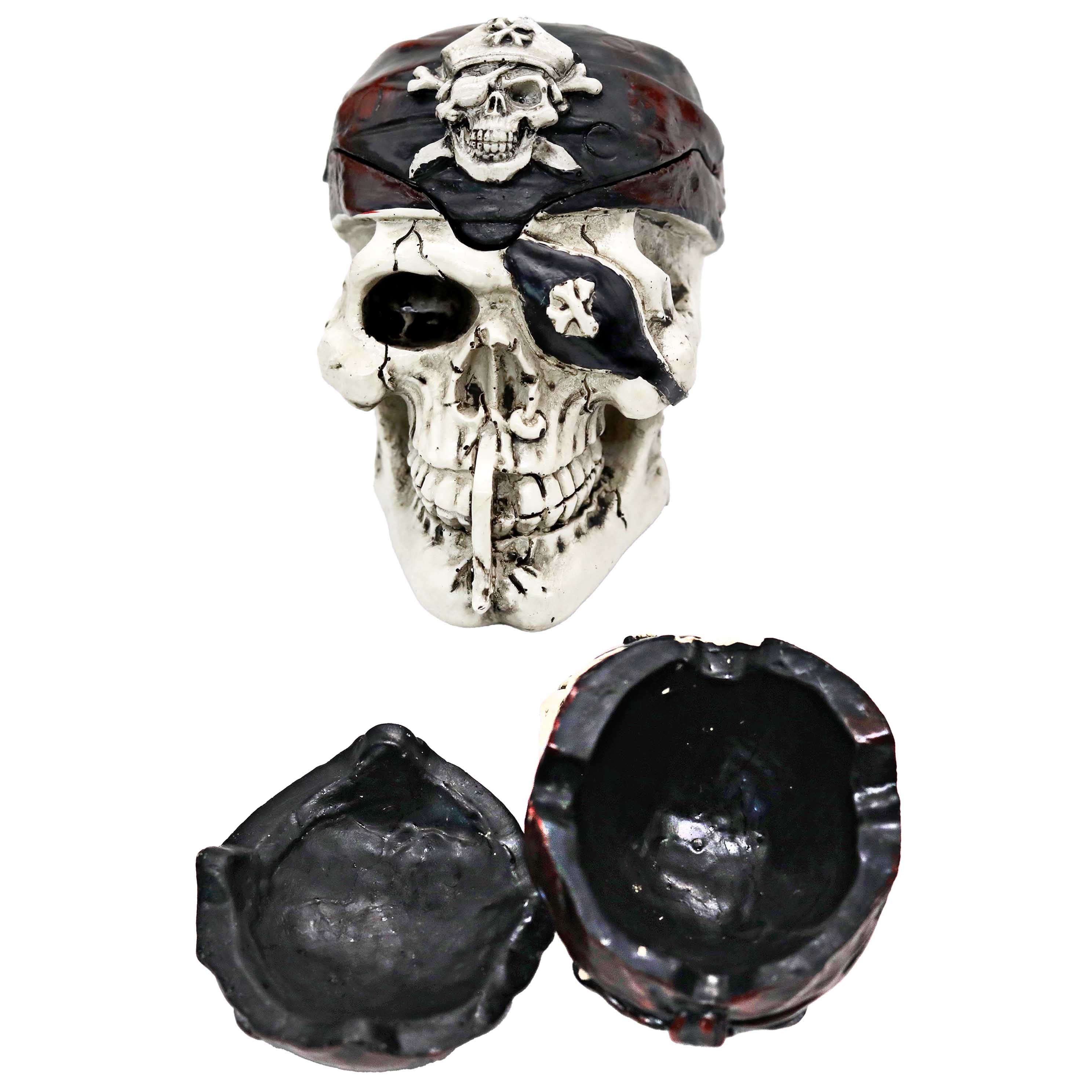 Skull Design Ashtray (ASH91) | 6 inch | Assorted Design - image 3 of 3