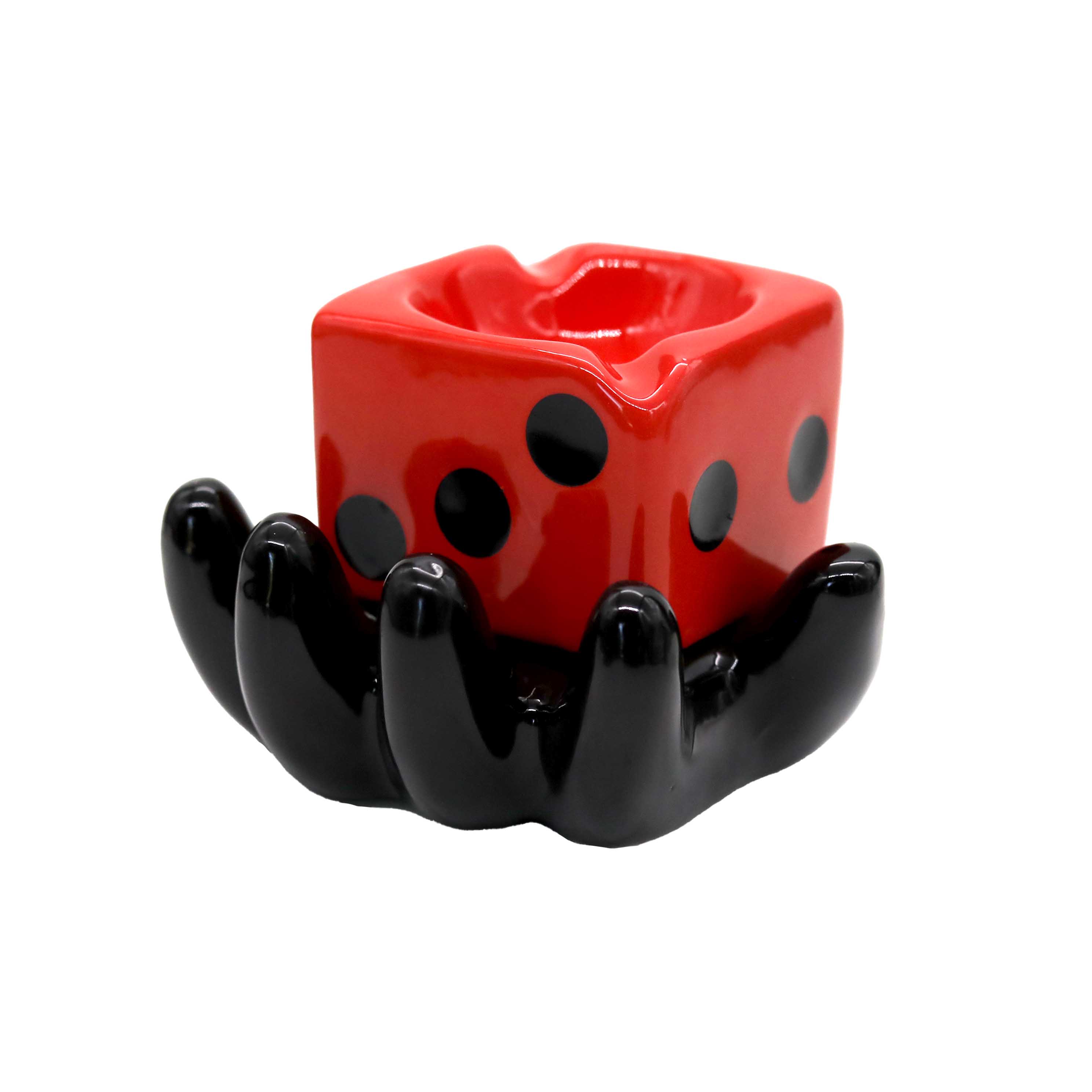 Hand Holding Dice Design Ashtray (ASH95) | 5 inch - image 2 of 2
