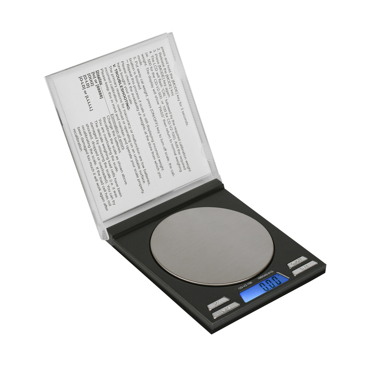 AWS CD V2 Digital Pocket Scale (CD-V2-100) | 100x0.01g | Silver product image
