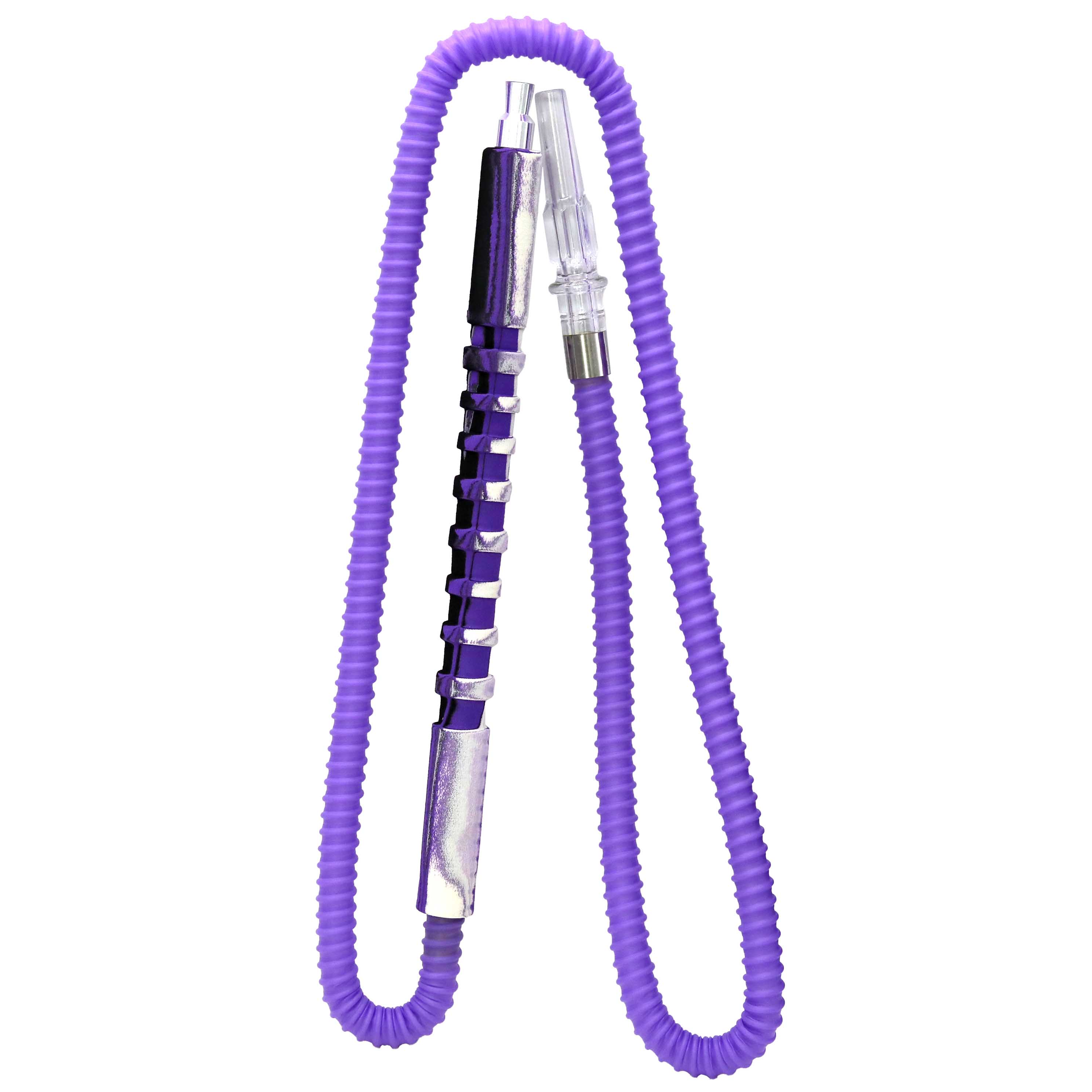 Aadhi Mixed Designs With Aluminium Handle Hookah Hose #4 | Assorted Colors  product image