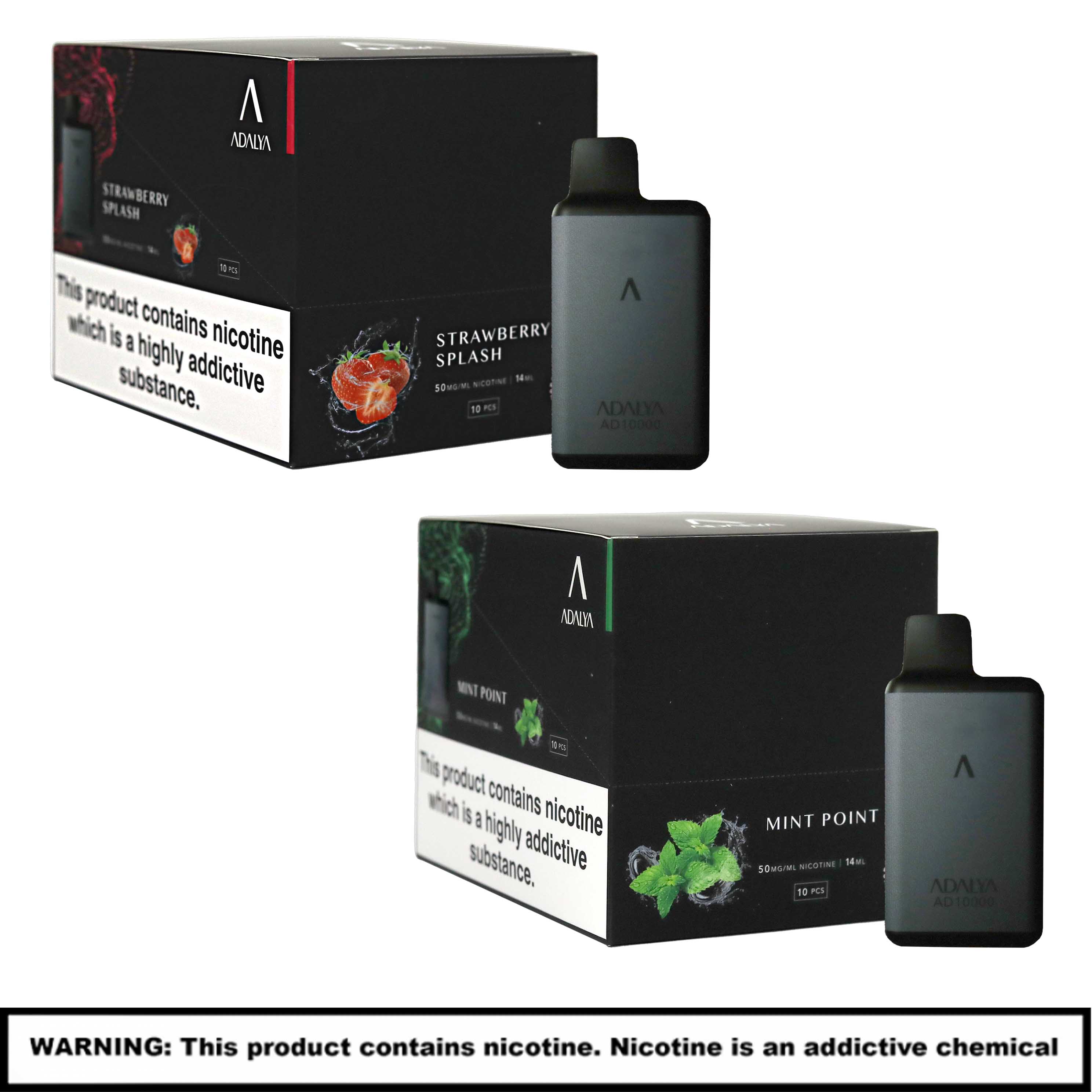 Adalya Rechargable Disposables | 5% Nicotine | 10000 Puffs | 10 Count Display product image