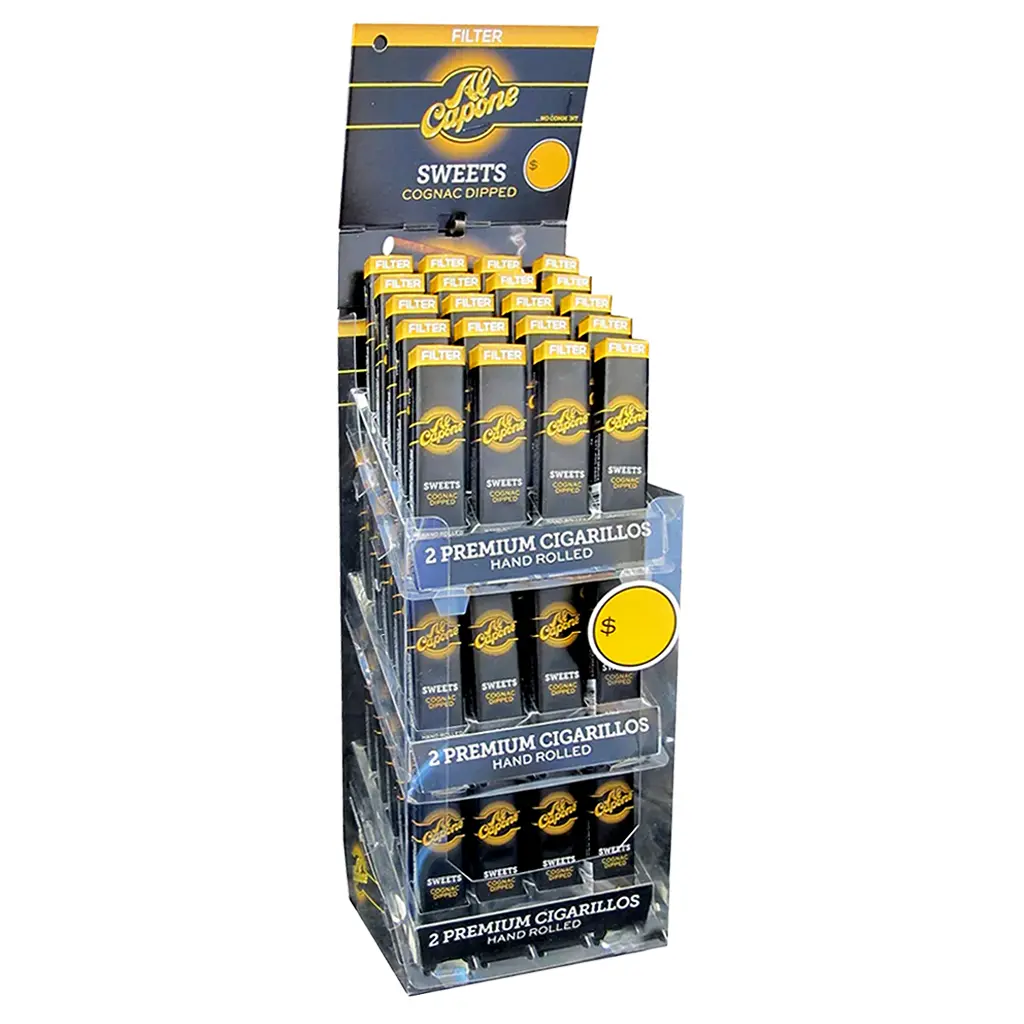 Al Capone 2 Hand Rolled Sweet Cigarillos JAR | 2 Pack | 60 Count Display product image