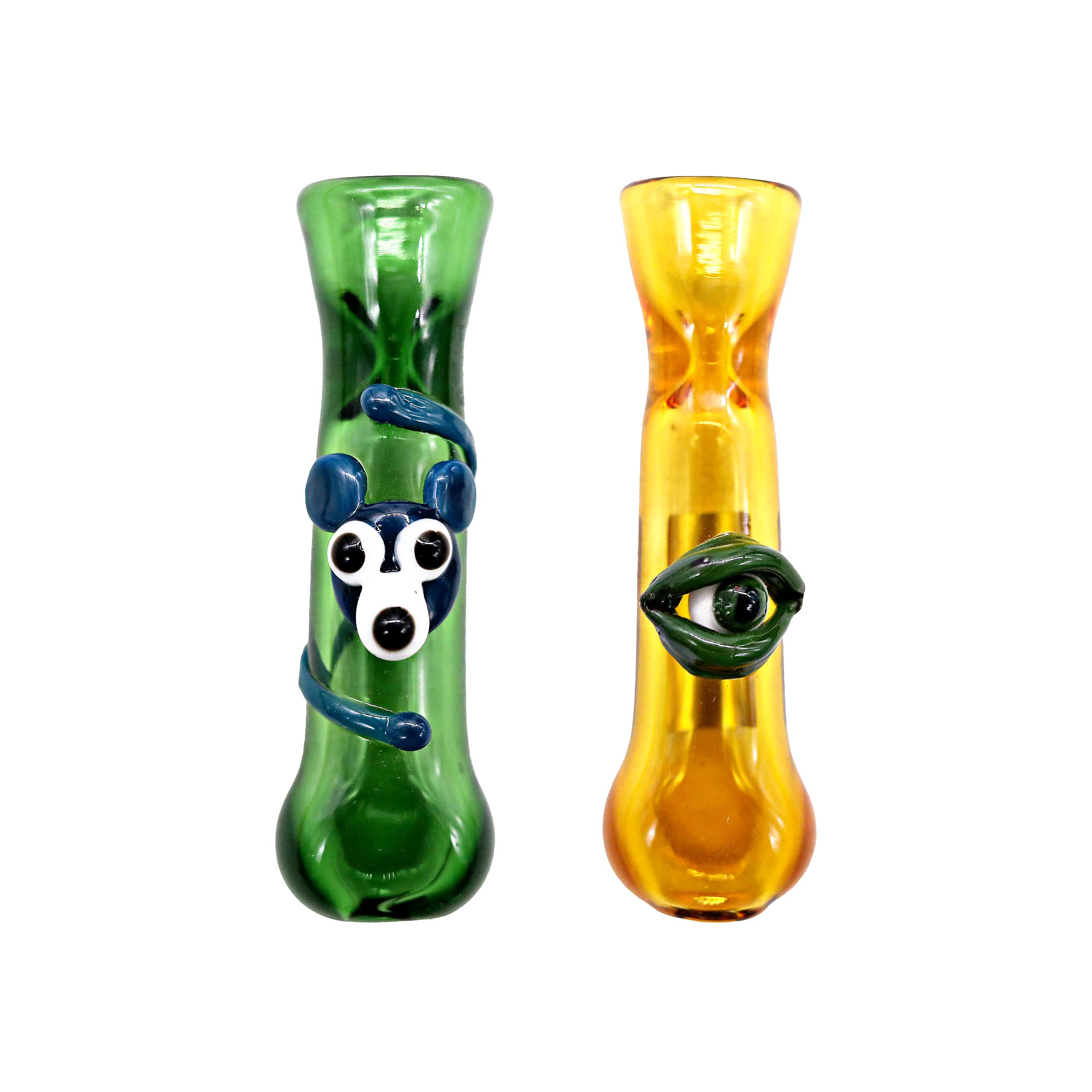 Apex Full Color Hand Painted Fancy Design Chillum | 4 inch | Assorted Designs - image 2 of 2