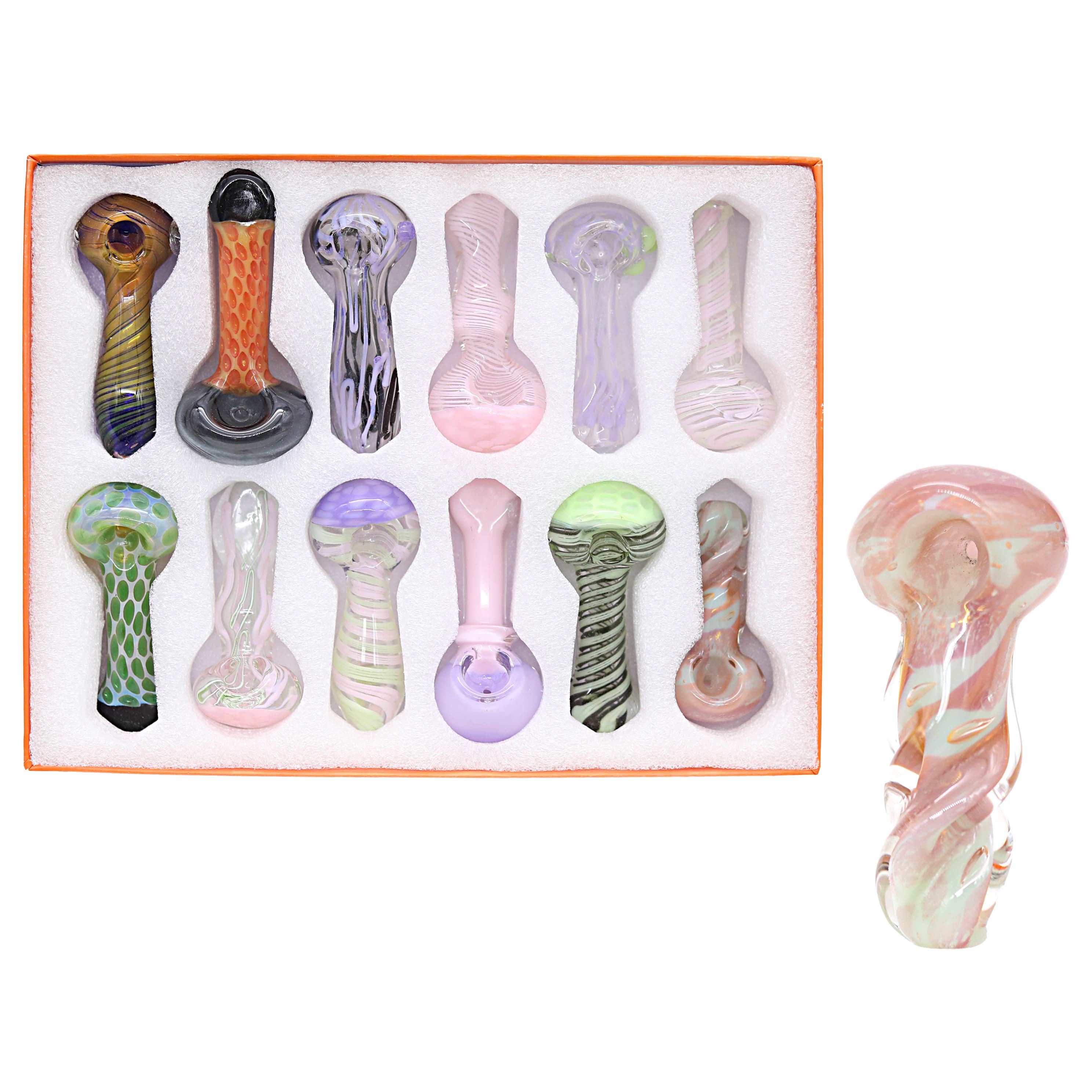 Apex Mix Designs Premium Handpipe (HPD-302) | 4 inch | 12 Count Display product image