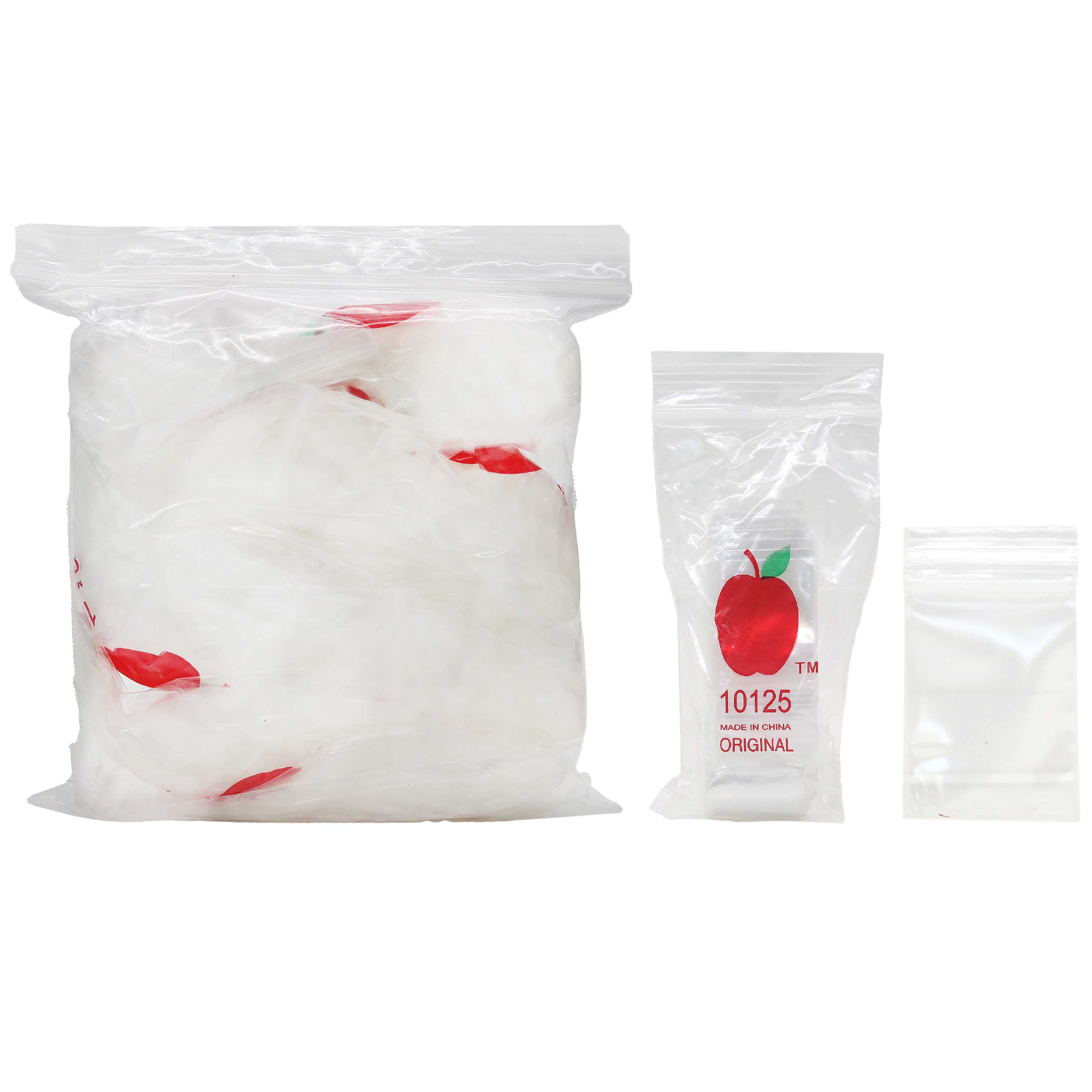 Apple Clear Plastic Bags (10125) product image