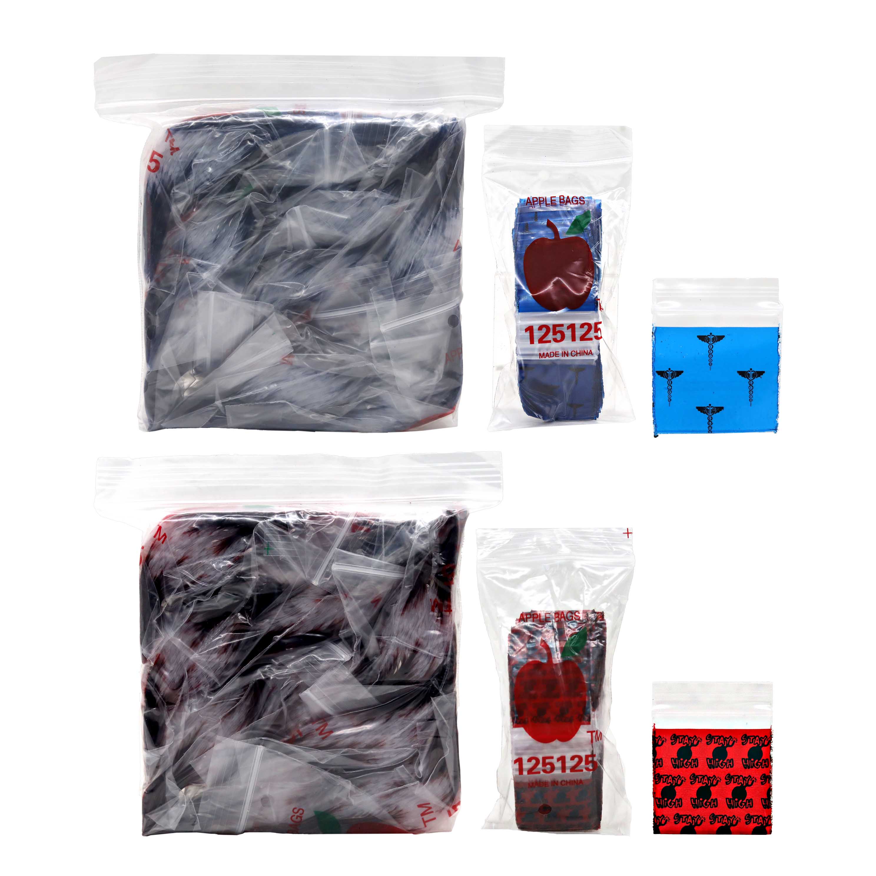 Smiley Face Apple Plastic Bags (125125)  product image