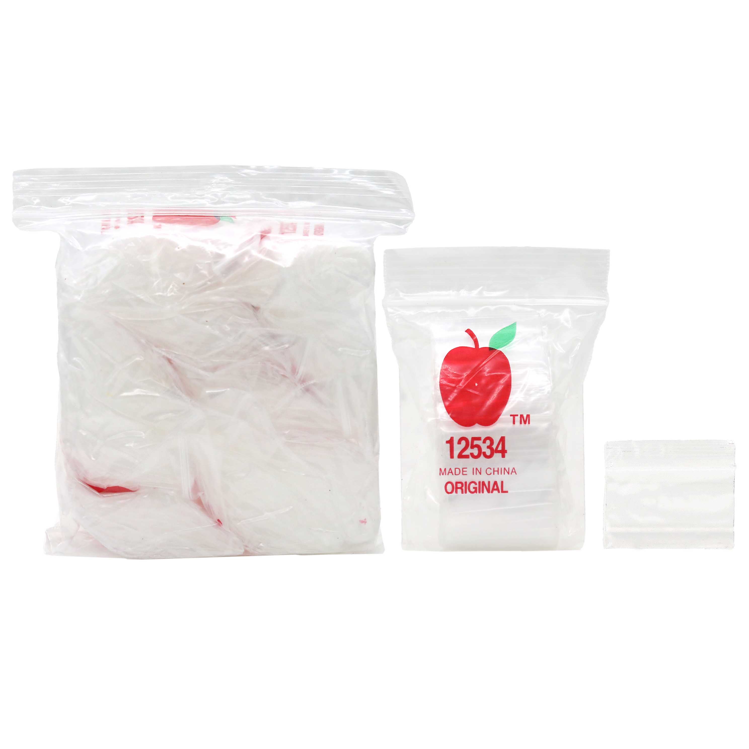 Apple Clear Plastic Bags (12534) product image