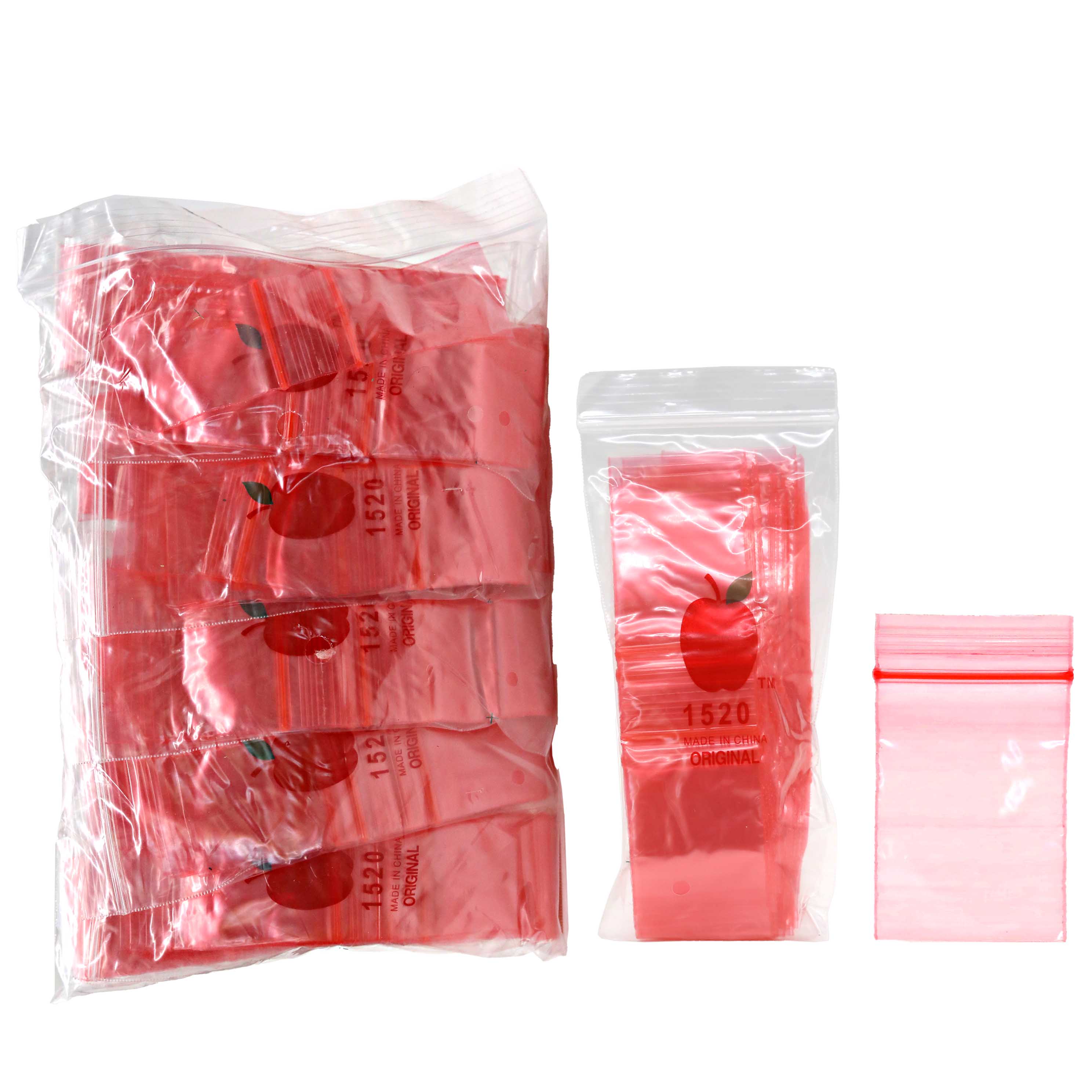 Apple Plastic Bags (1520) | Green - image 2 of 2