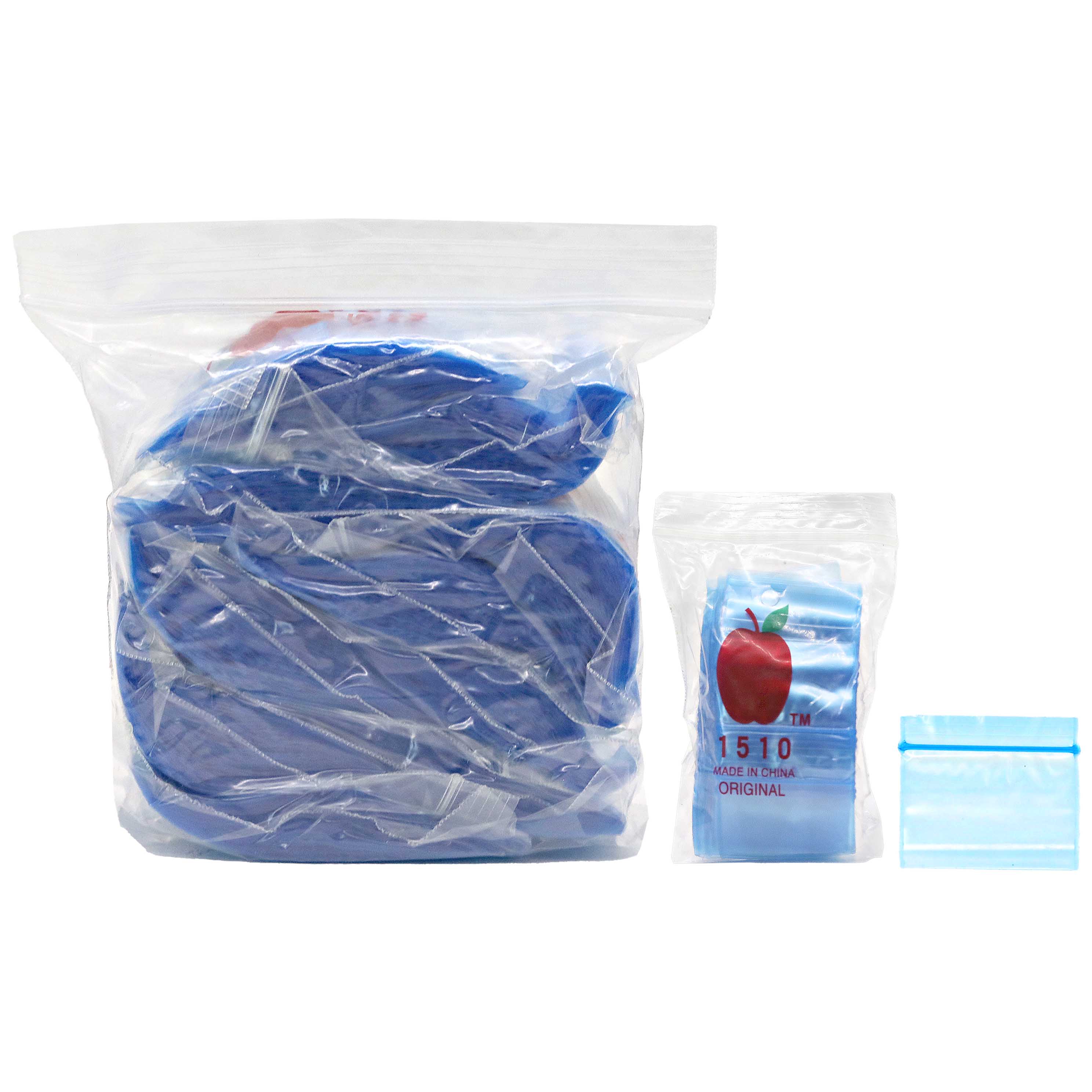 Apple Plastic Bags (1510) | Blue - image 2 of 2