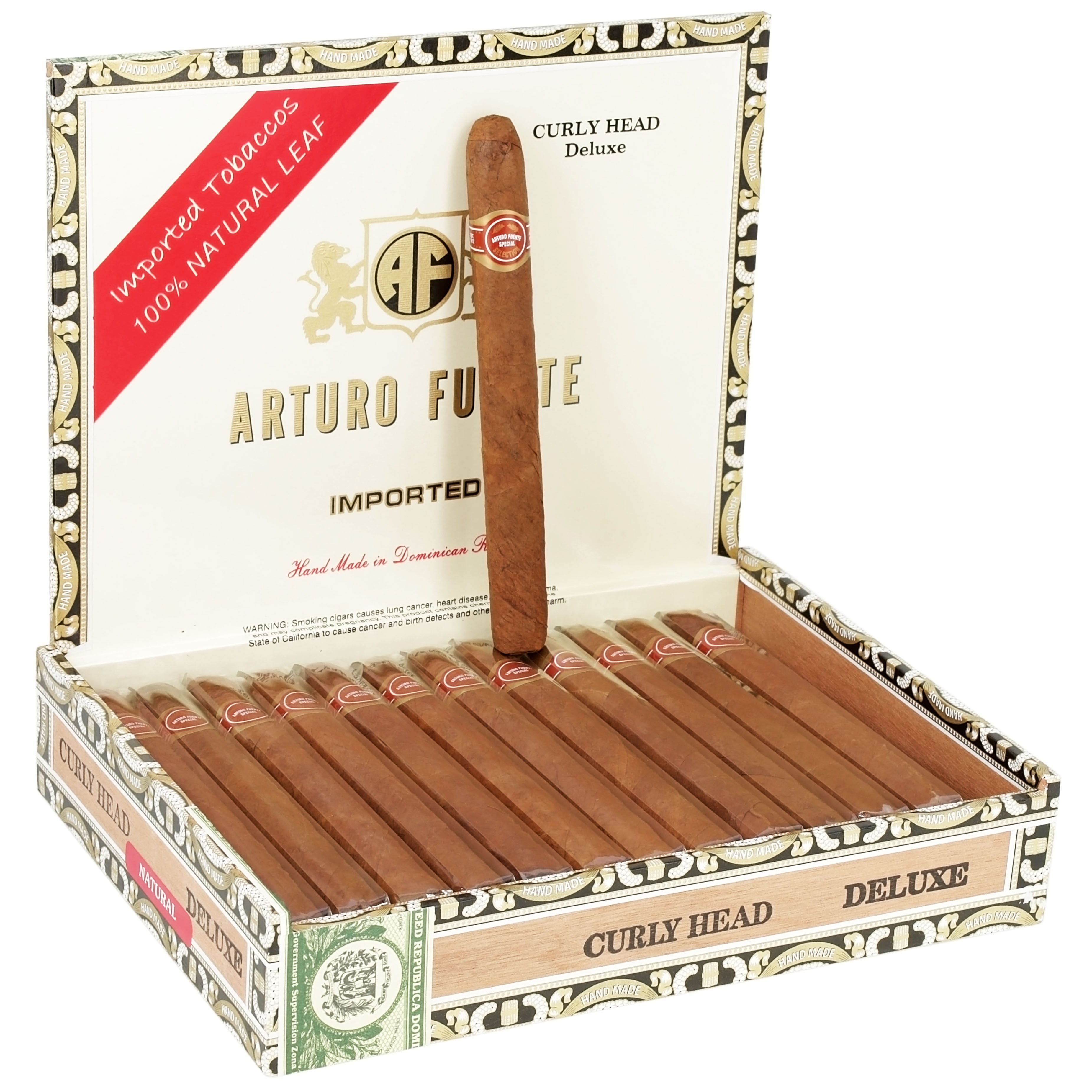 Arturo Fuente | Natural Curly Head | 40 Count display product image