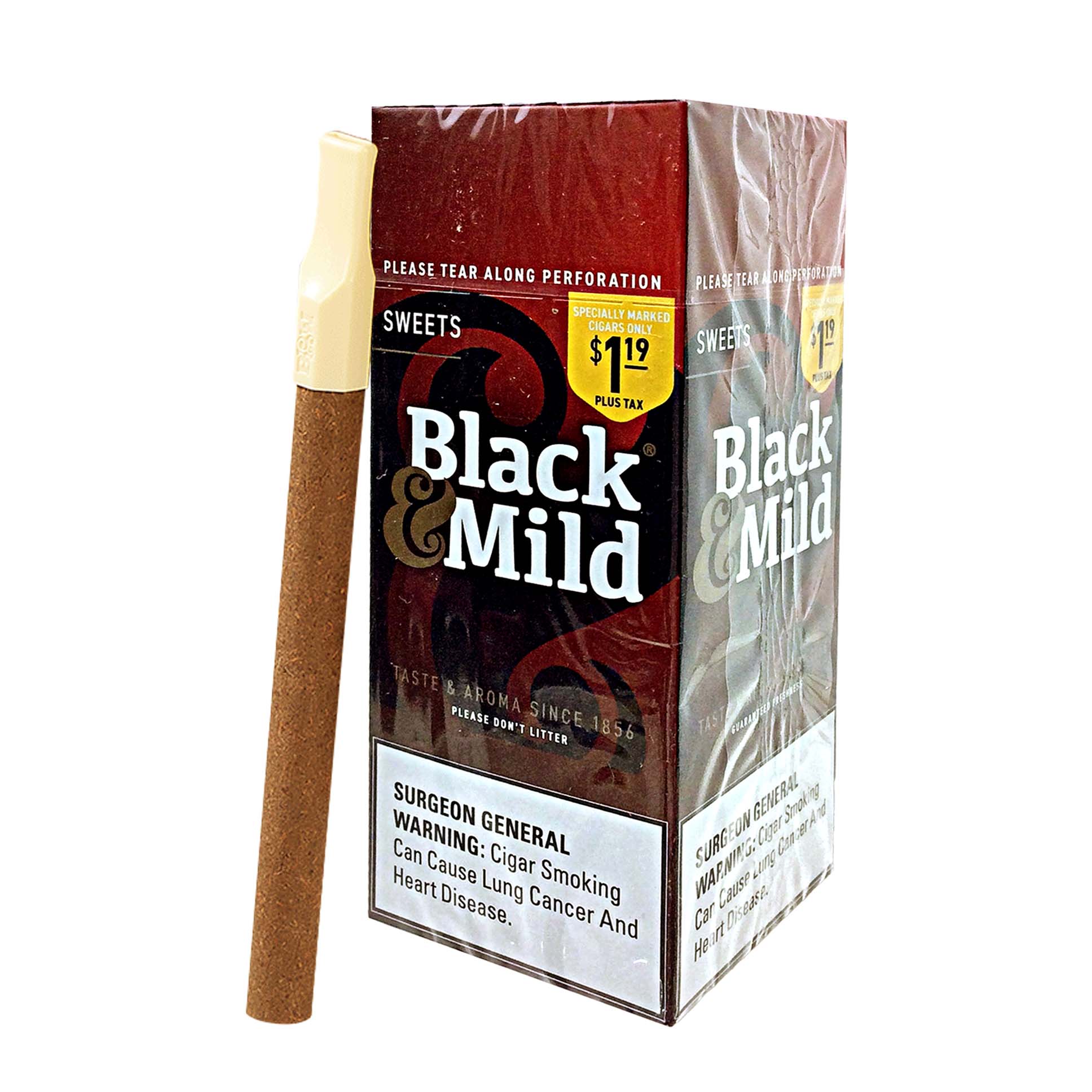 Black & Mild Cigars | Plastic Tip ($1.19) | 25 Count product image