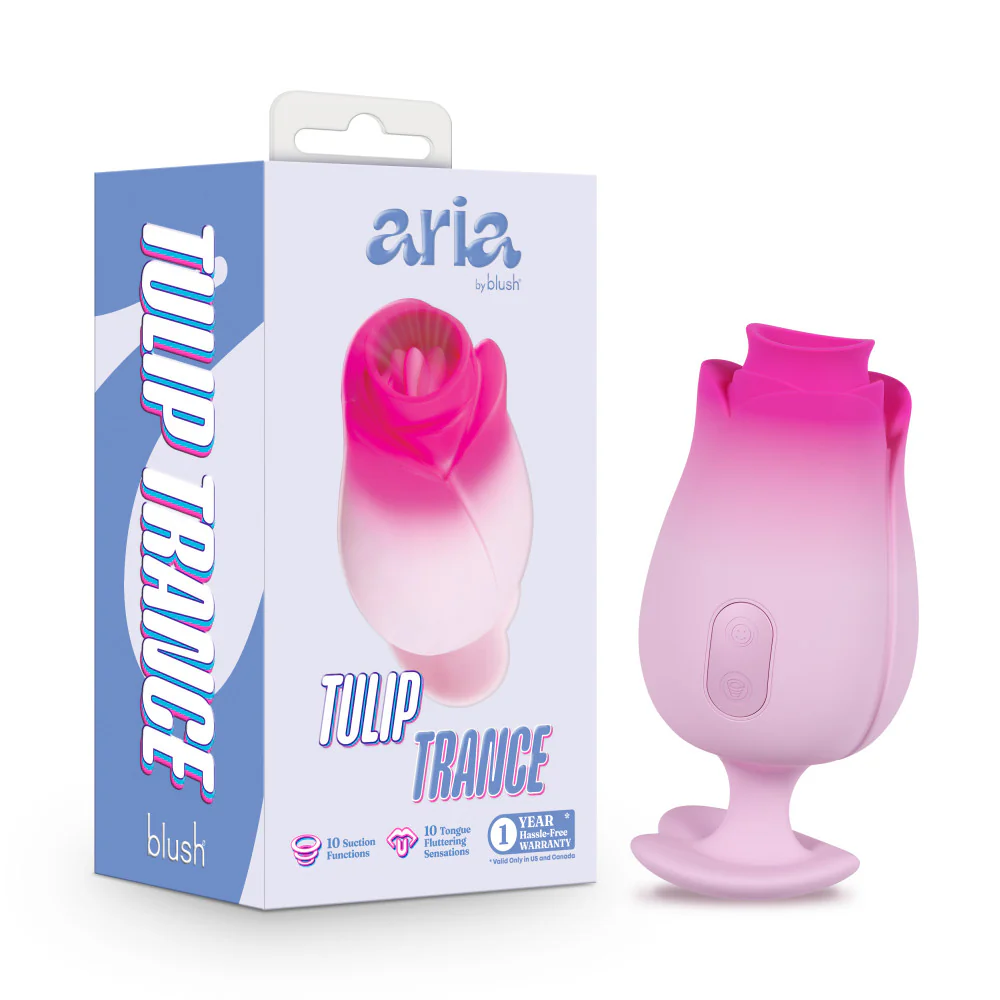 BLUSH ARIA Tulip Trance Suction And Nipple Stimulation | Pink product image