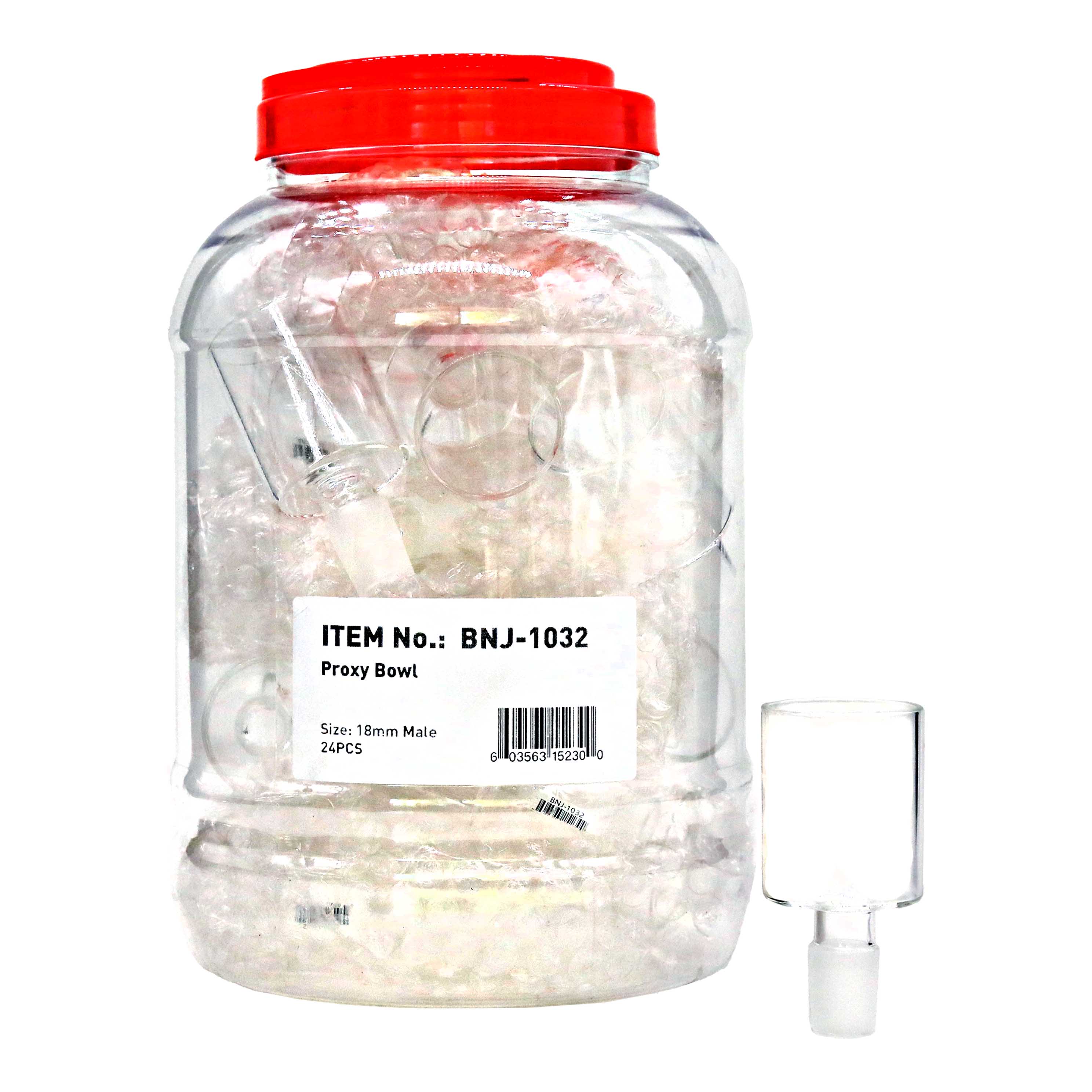 Proxy 90 Degree Banger (BNJ-1032) | 18mm | Male | 24 Count Display product image