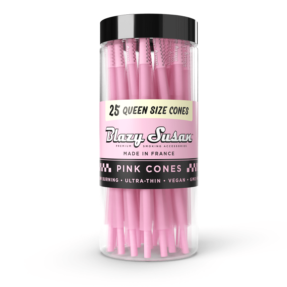 Blazy Susan Cones and Papers | Pink | Queen Size | 25 Count Jar product image