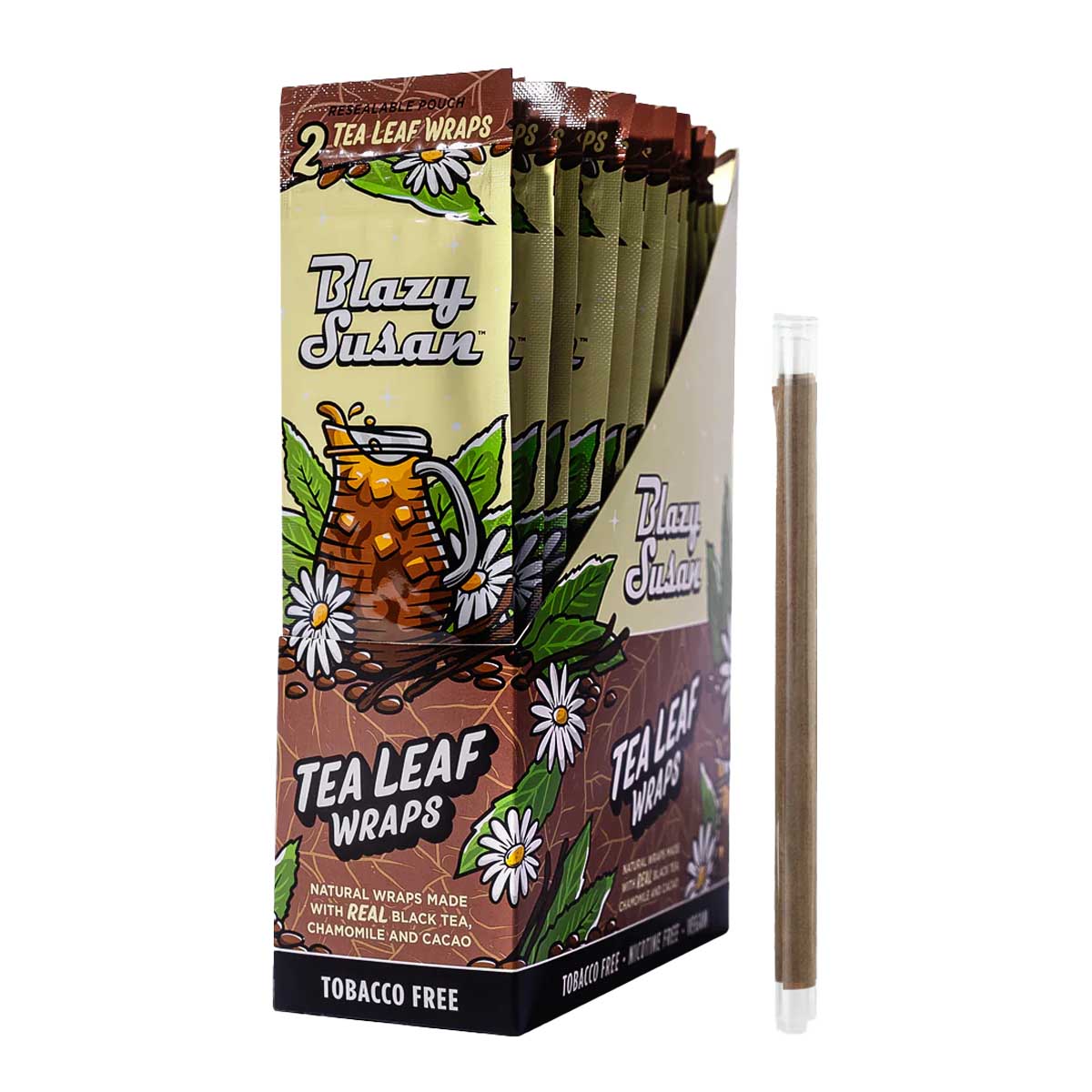 Blazy Susan Tea Leaf Wraps | 2 Pack | 25 Count Display product image