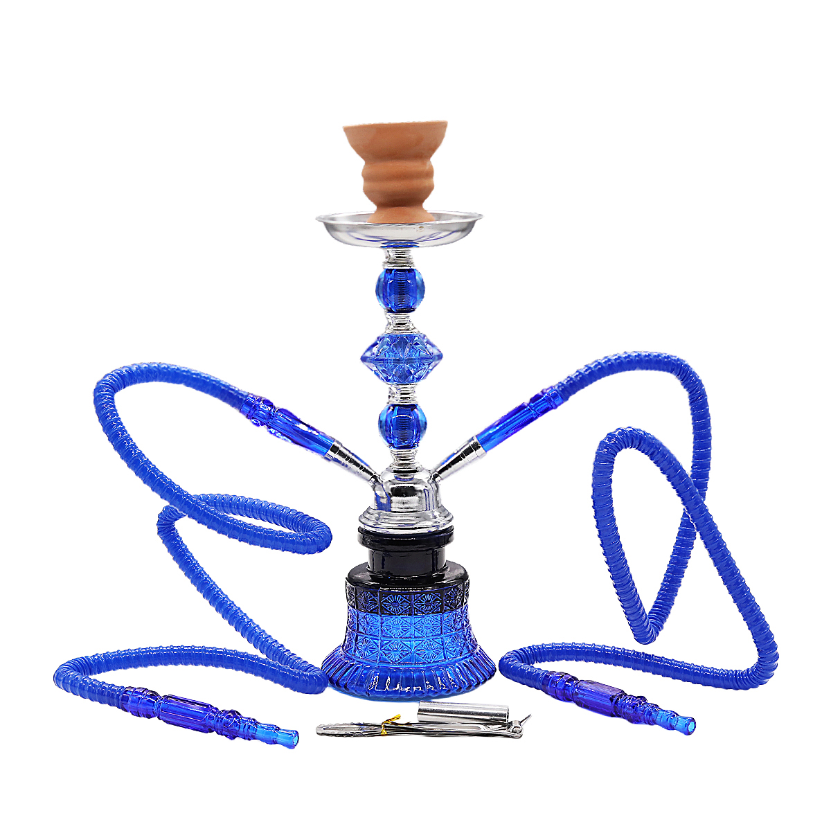 Zebra BUNNY 2 Hose Hookah | 14 inches | Assorted Colors product image