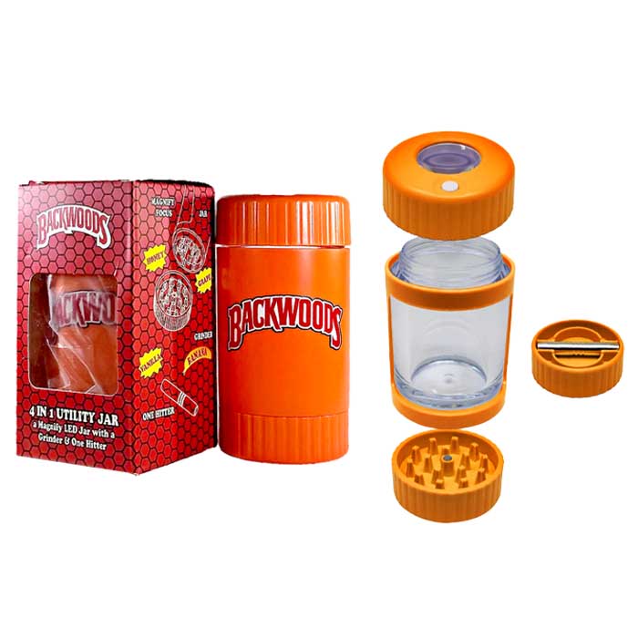BW* And CK* Stash Jar And Grinder Set (SP007) | Assorted Colors product image