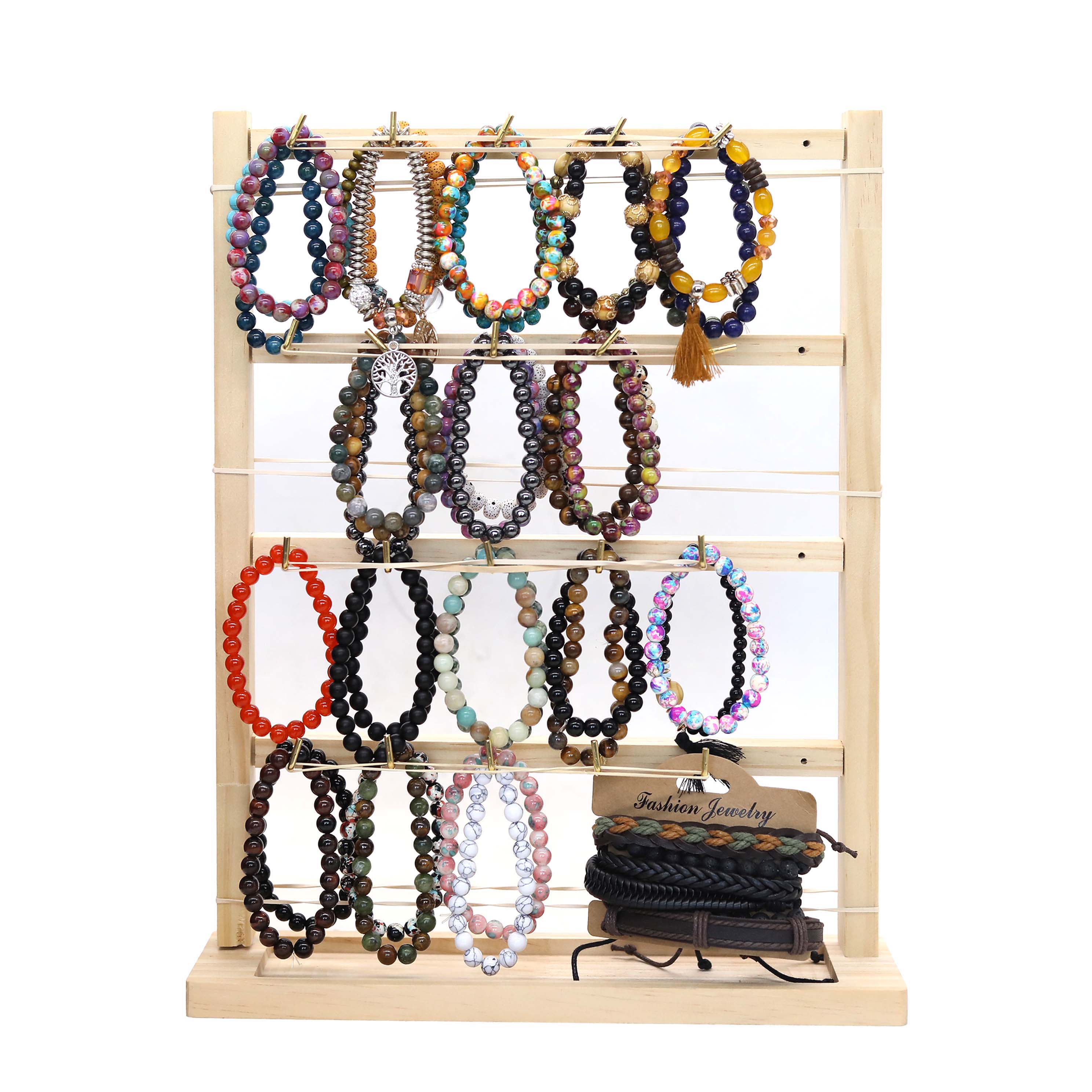 TRPN Beaded And Leather Hand Bracelets | 45 Count Display | Assorted Designs product image
