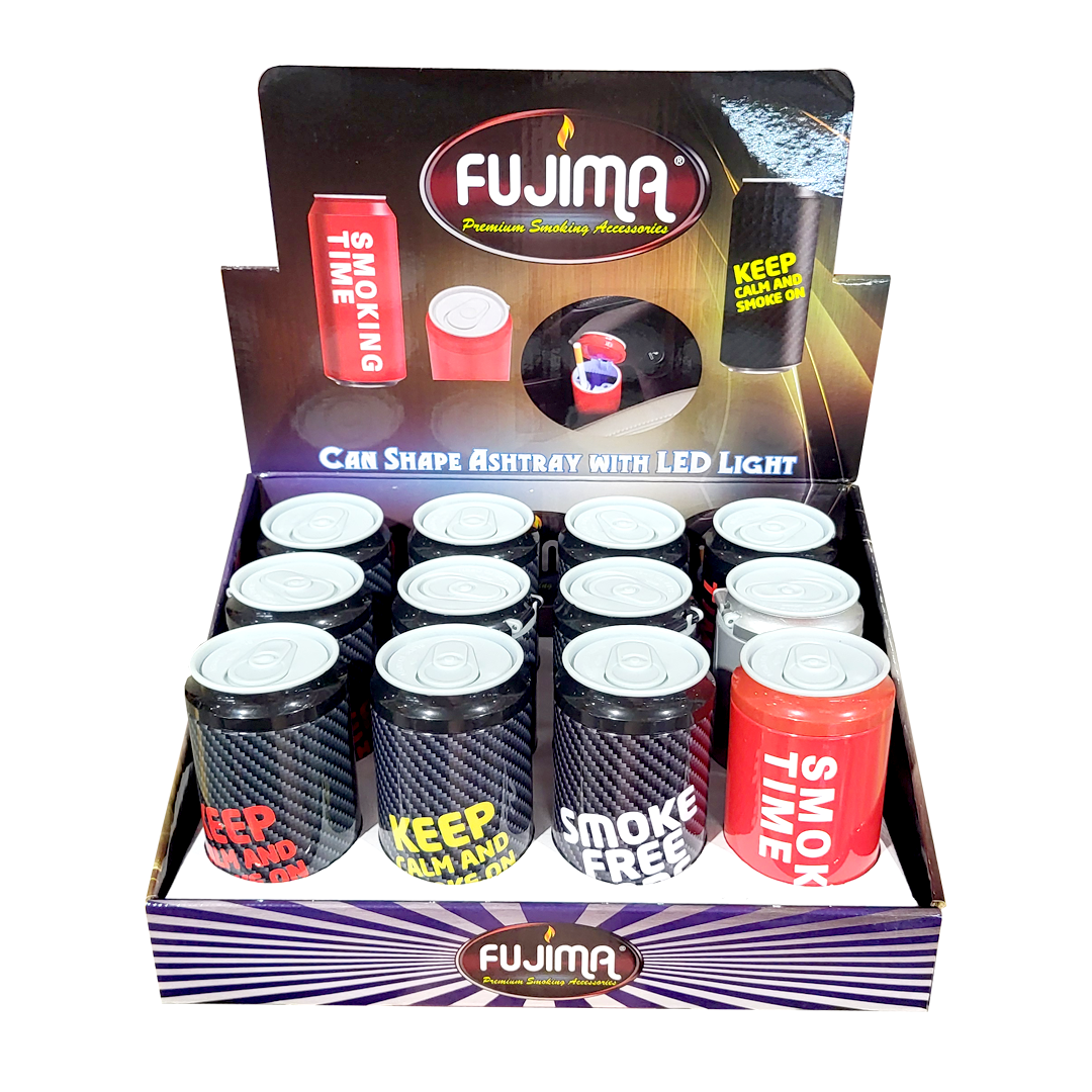 Fujima Beer Can Shaped LED Metal Ashtray (EX16) | Assorted Colors product image