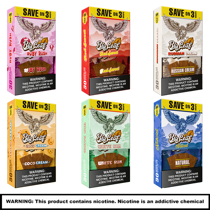 Big Leaf Tobacco Leaf | 3 Pack For $2.39 | 10 Count Display product image