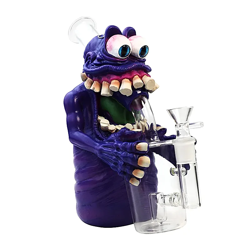 Buck Tooth Monster Silicone Waterpipe (CY018) | 9 inches product image