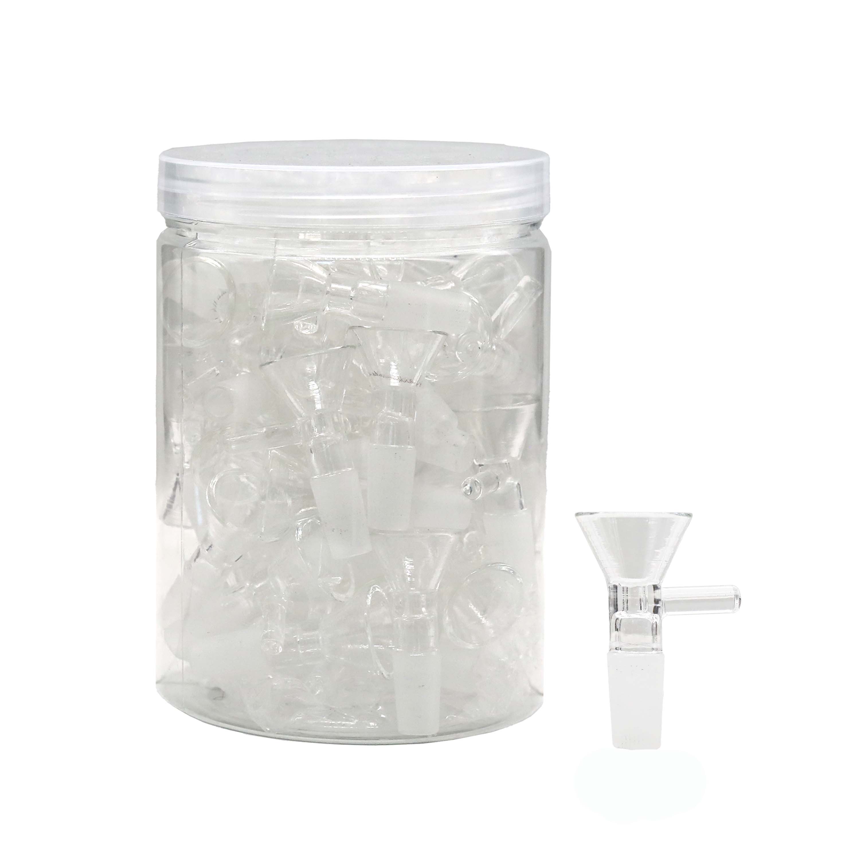 Clear Bowl With Handle (CBM-76) | 10mm | Male | 50 Count Display product image