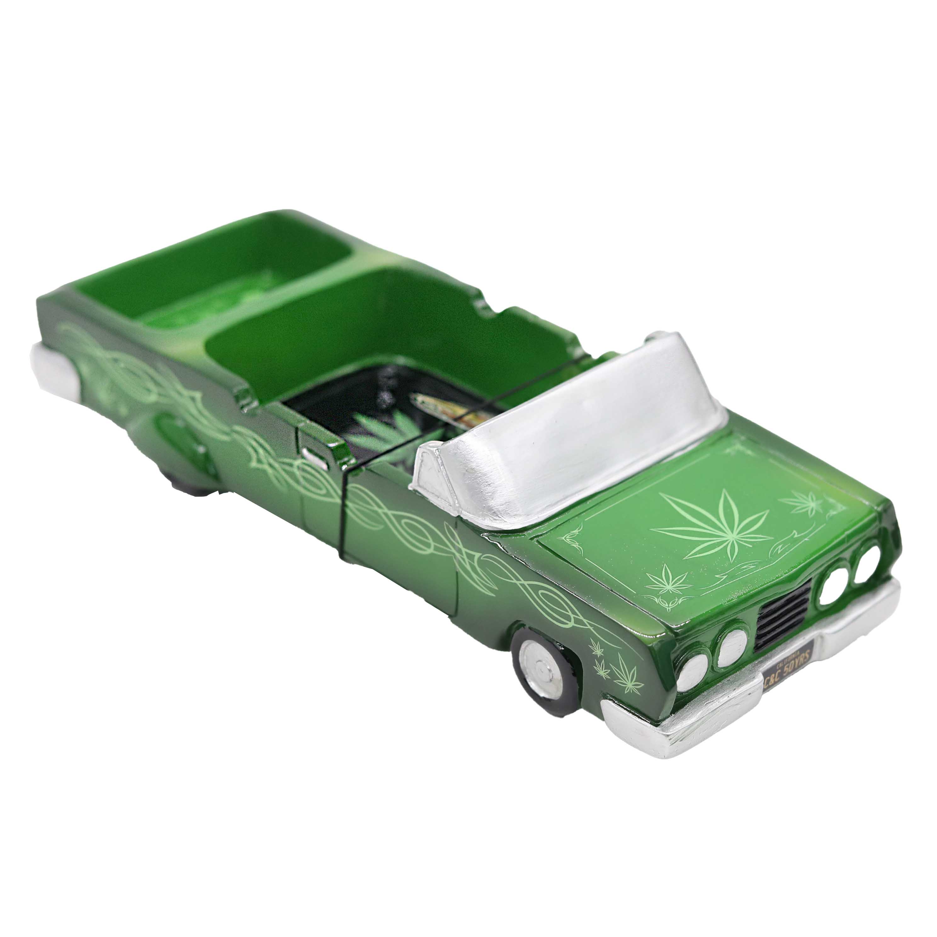 Cheech & Chong Lowrider With Storage Trunk Ashtray (CCAT1) | 8 inch product image
