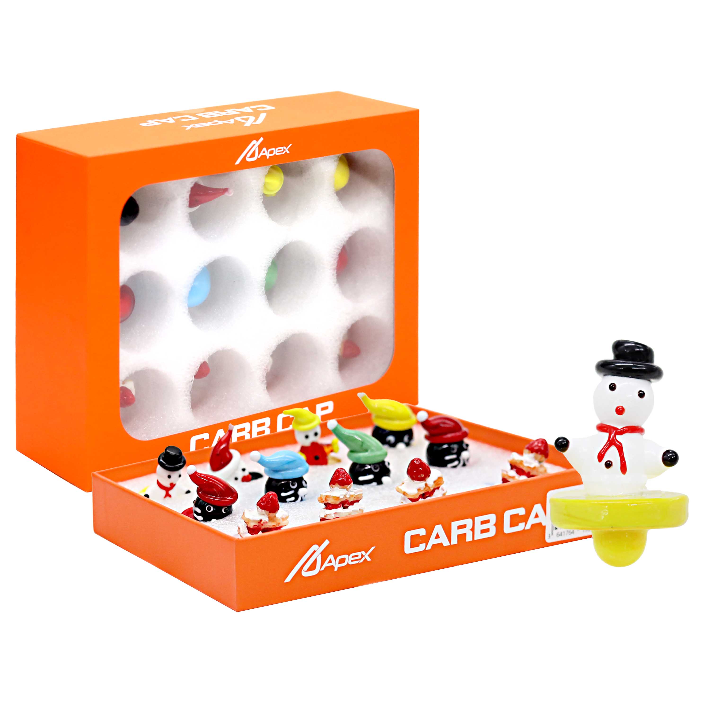 Apex Carb Caps (CCP-405) | 12 Count Display | Assorted Designs product image