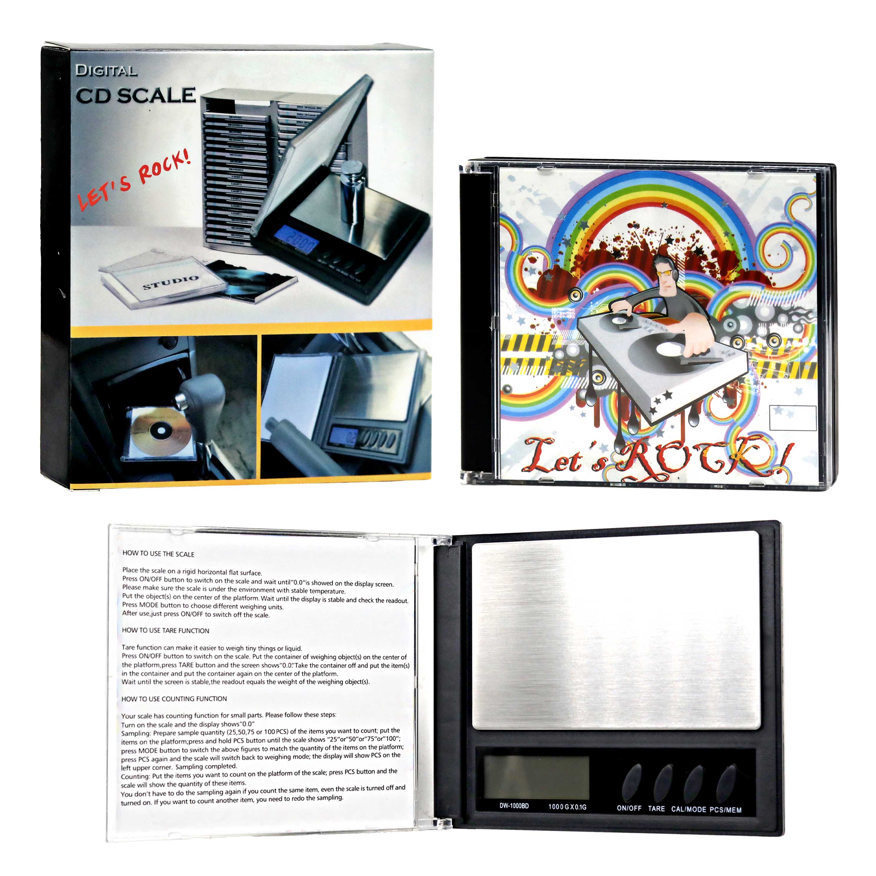 Digital CD Lets Rock Scale | 1000x0.1g product image