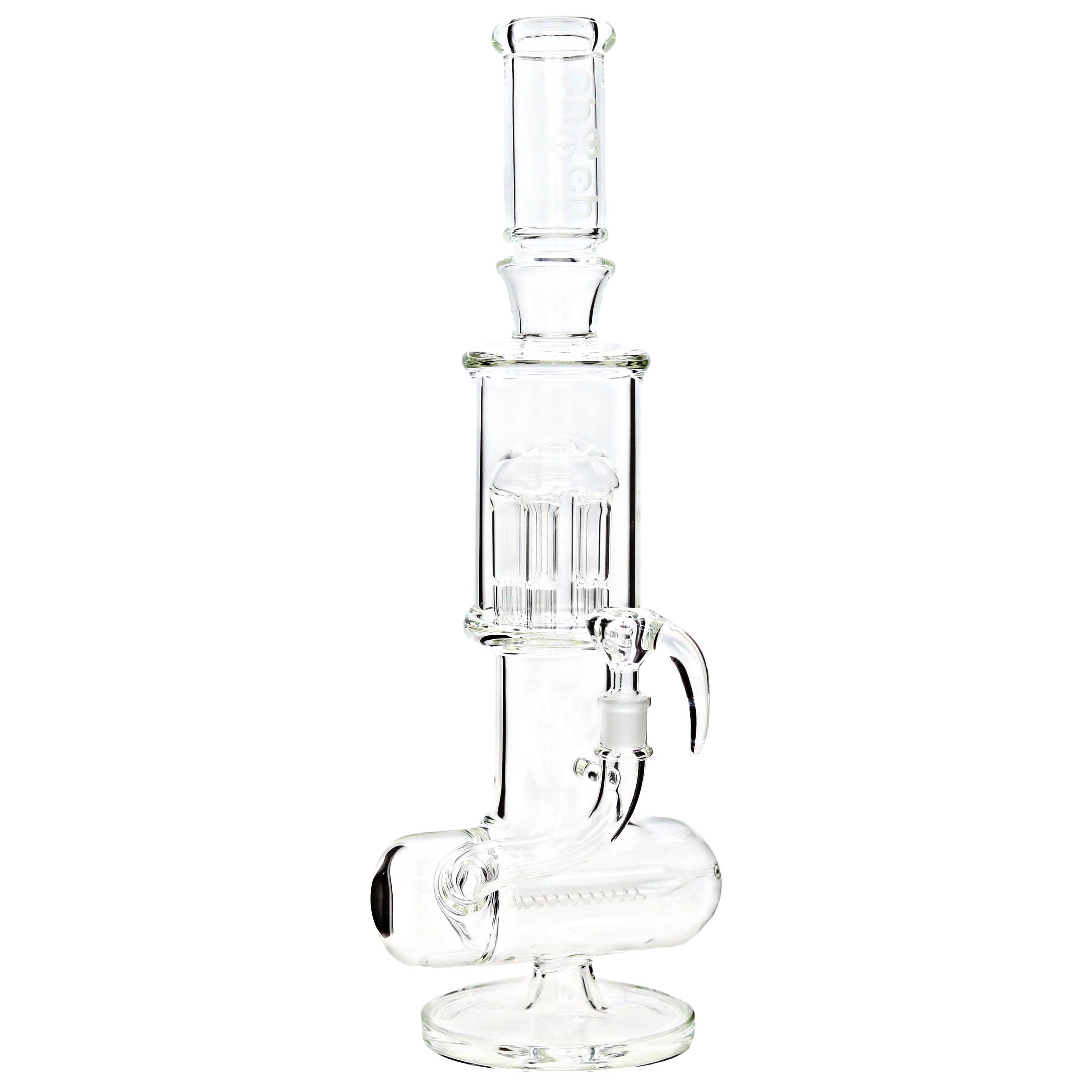 Cheech Clear Color Tree Arm Perc Recycler Waterpipe (CH-221) | 20 inch  product image
