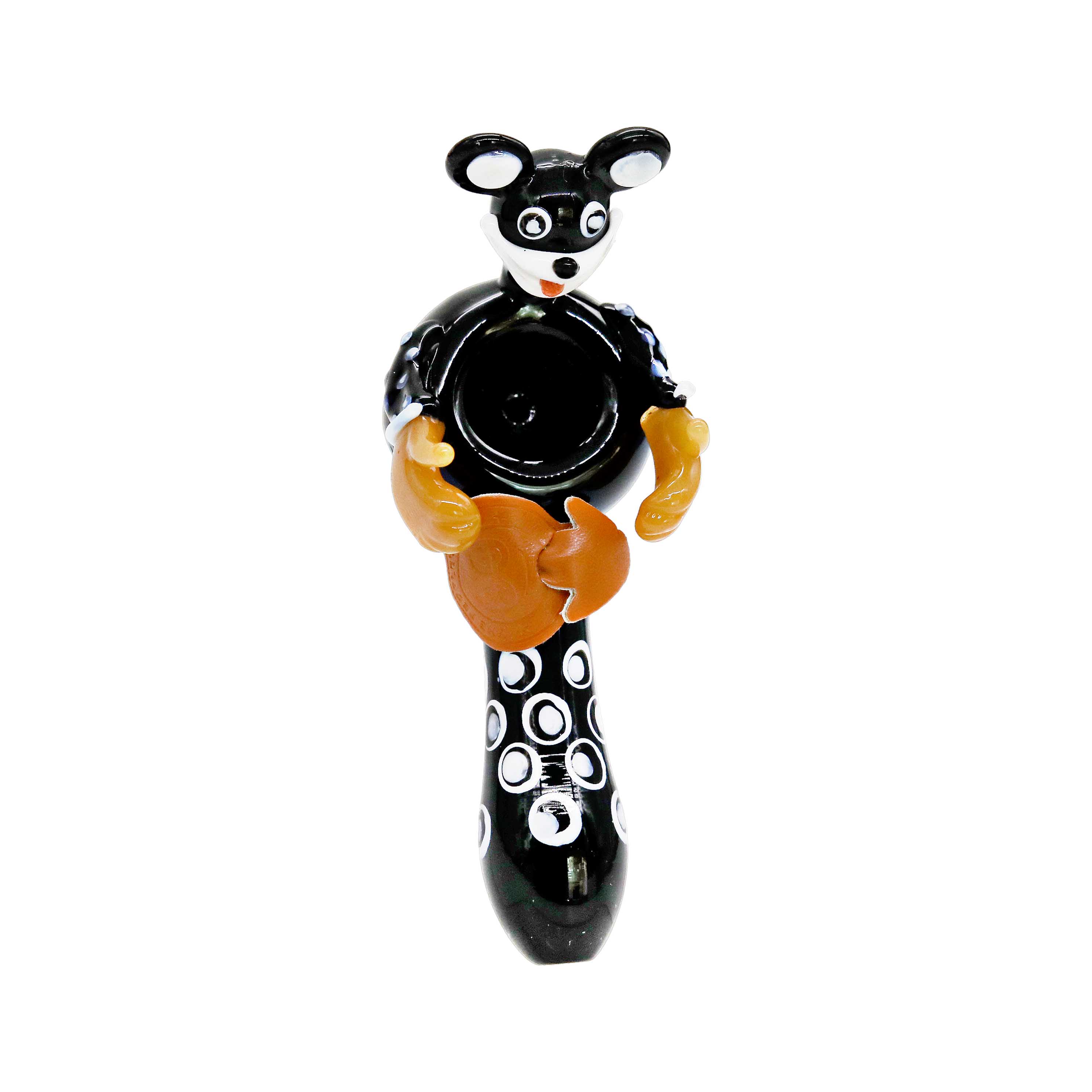 Cheech Dotted Body Lemur Handpipe (CH-PIPE-198) | 5 Inch | Assorted Colors product image