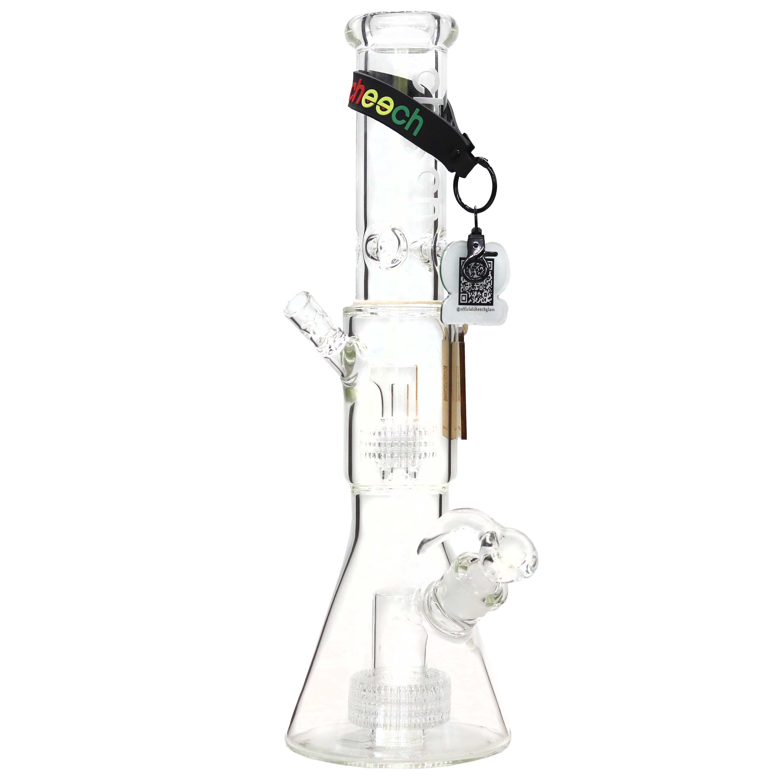 Cheech Double Matrix Perc Clear Beaker Waterpipe (CH-220) | 20 inch  product image