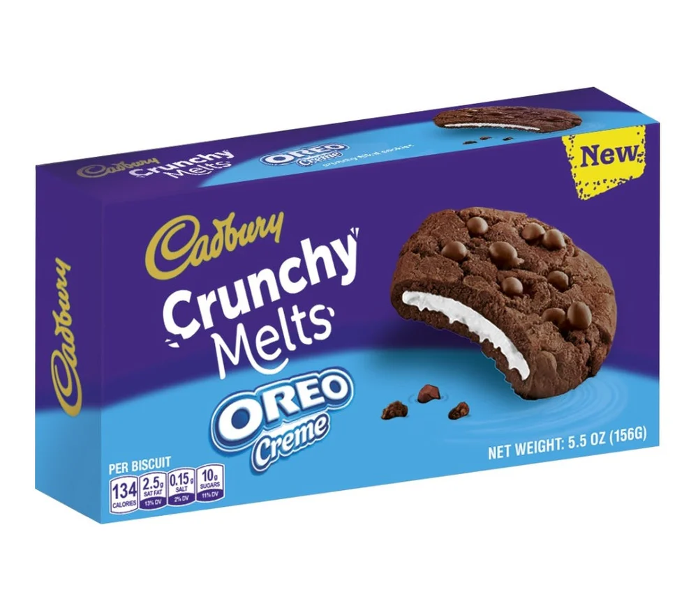 Cadbury Cruncy Melts | 156 Grams | Oreo Creme Cookies product image